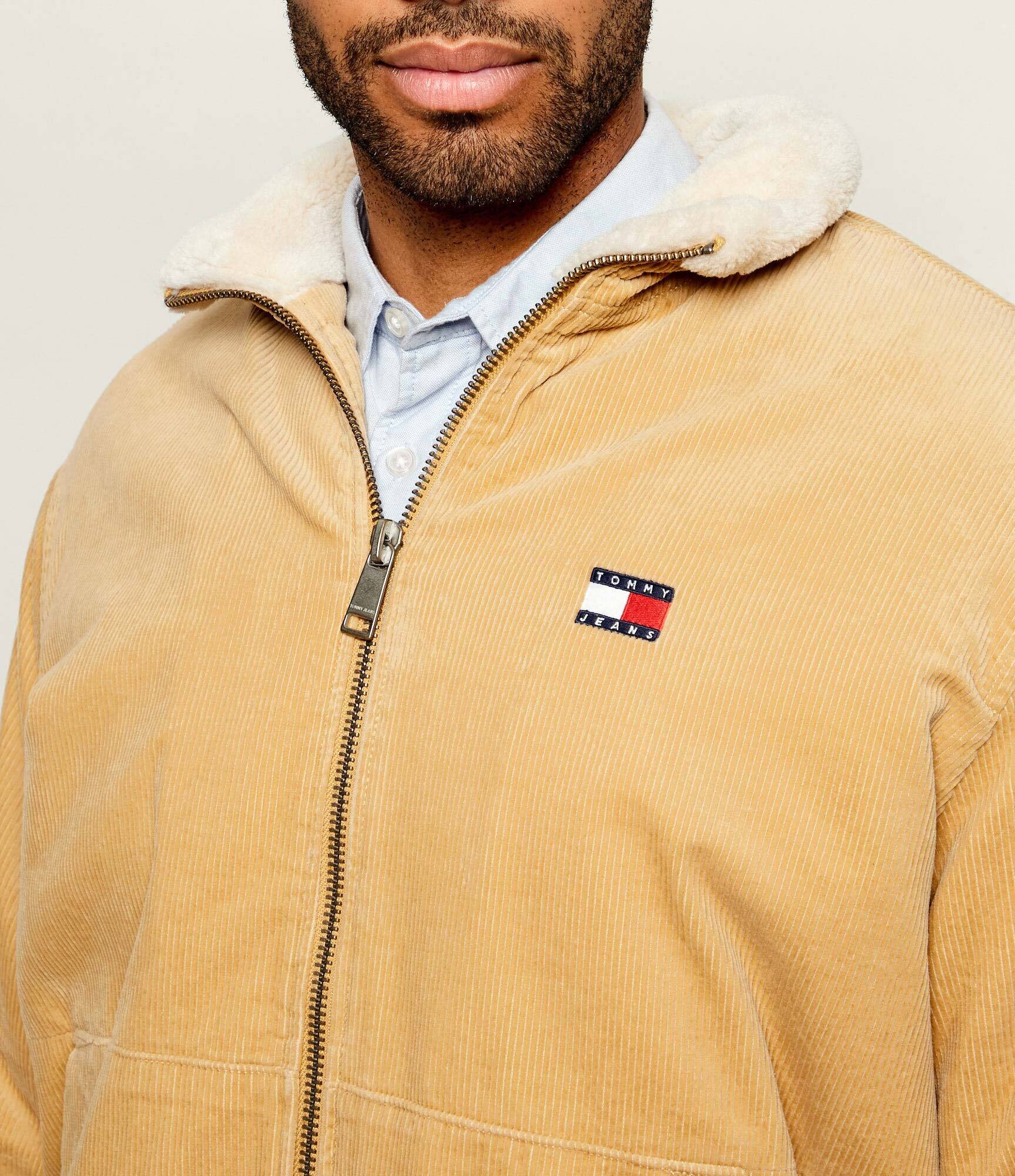 Tommy Jeans Geacă | regular fit | catifea reiată