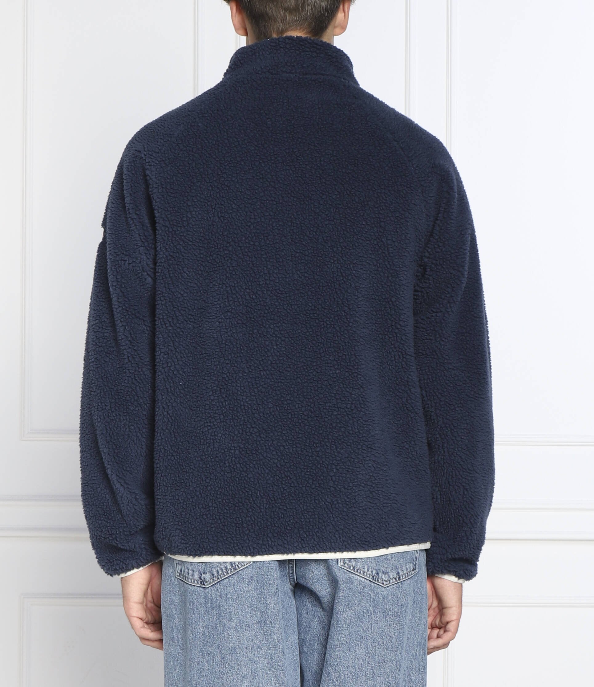 Tommy Jeans Geacă RINDING SHERPA | Relaxed fit