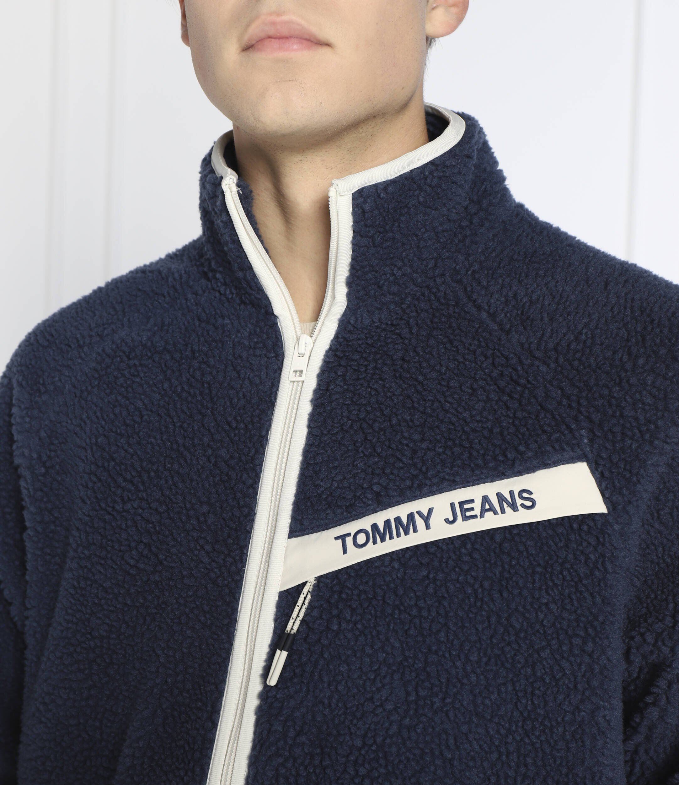Tommy Jeans Geacă RINDING SHERPA | Relaxed fit