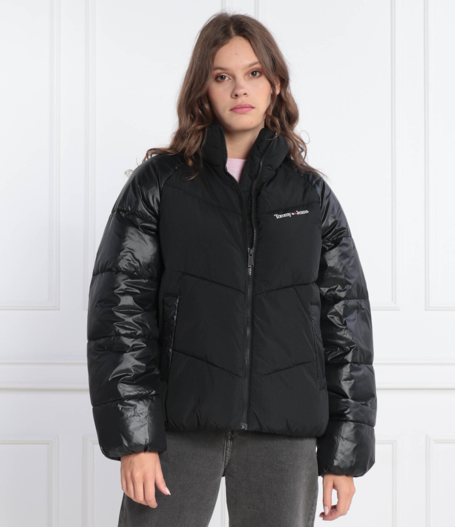 Tommy Jeans Geacă TJW TONAL BLOCKING PUFFER | Oversize fit