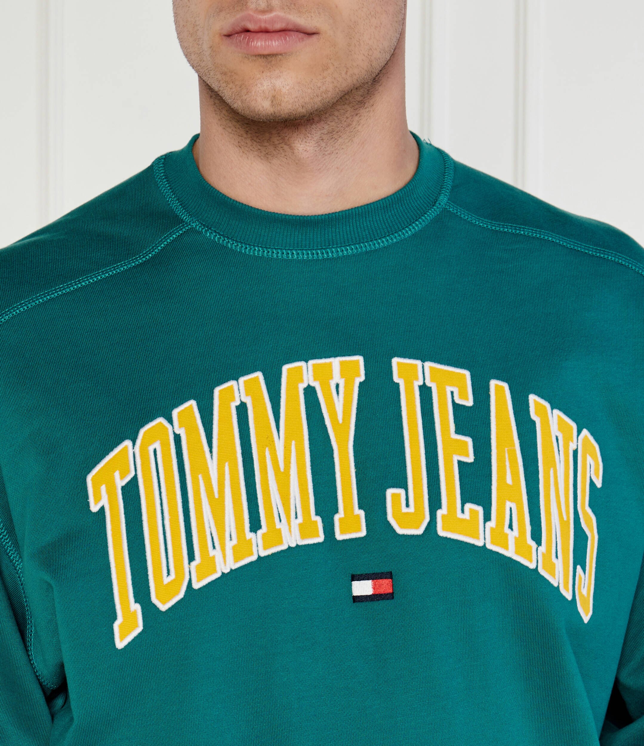Tommy Jeans Hanorac BOXY POP VARSITY CREW | Relaxed fit
