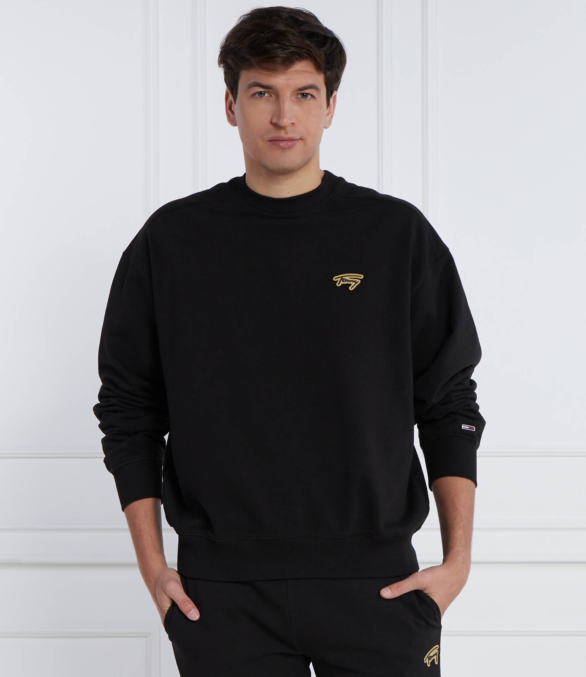 Tommy Jeans Hanorac BOXY SIGNATURE CREW | Regular Fit
