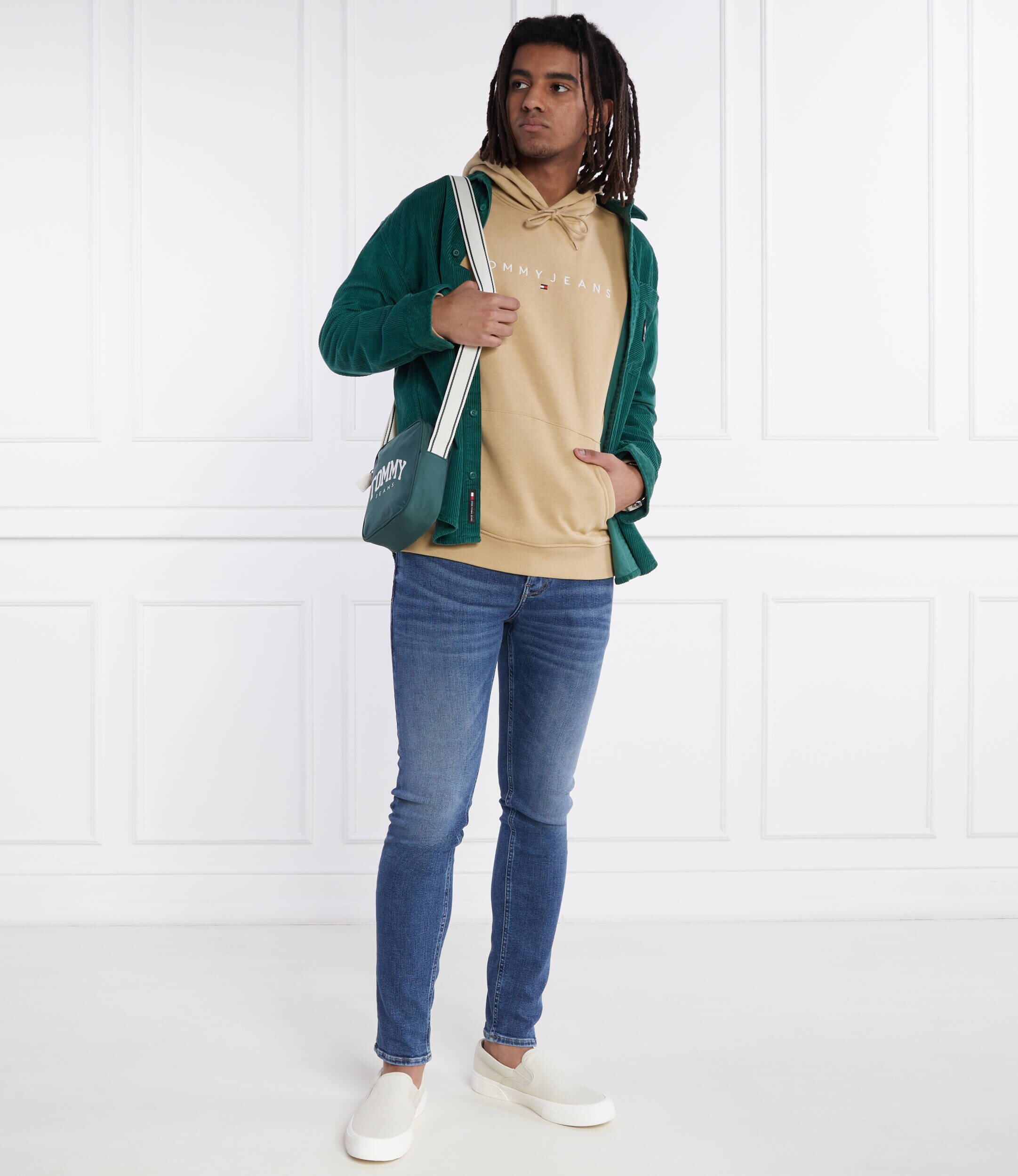 Tommy Jeans Hanorac LINEAR LOGO HOODIE EXT | Regular Fit
