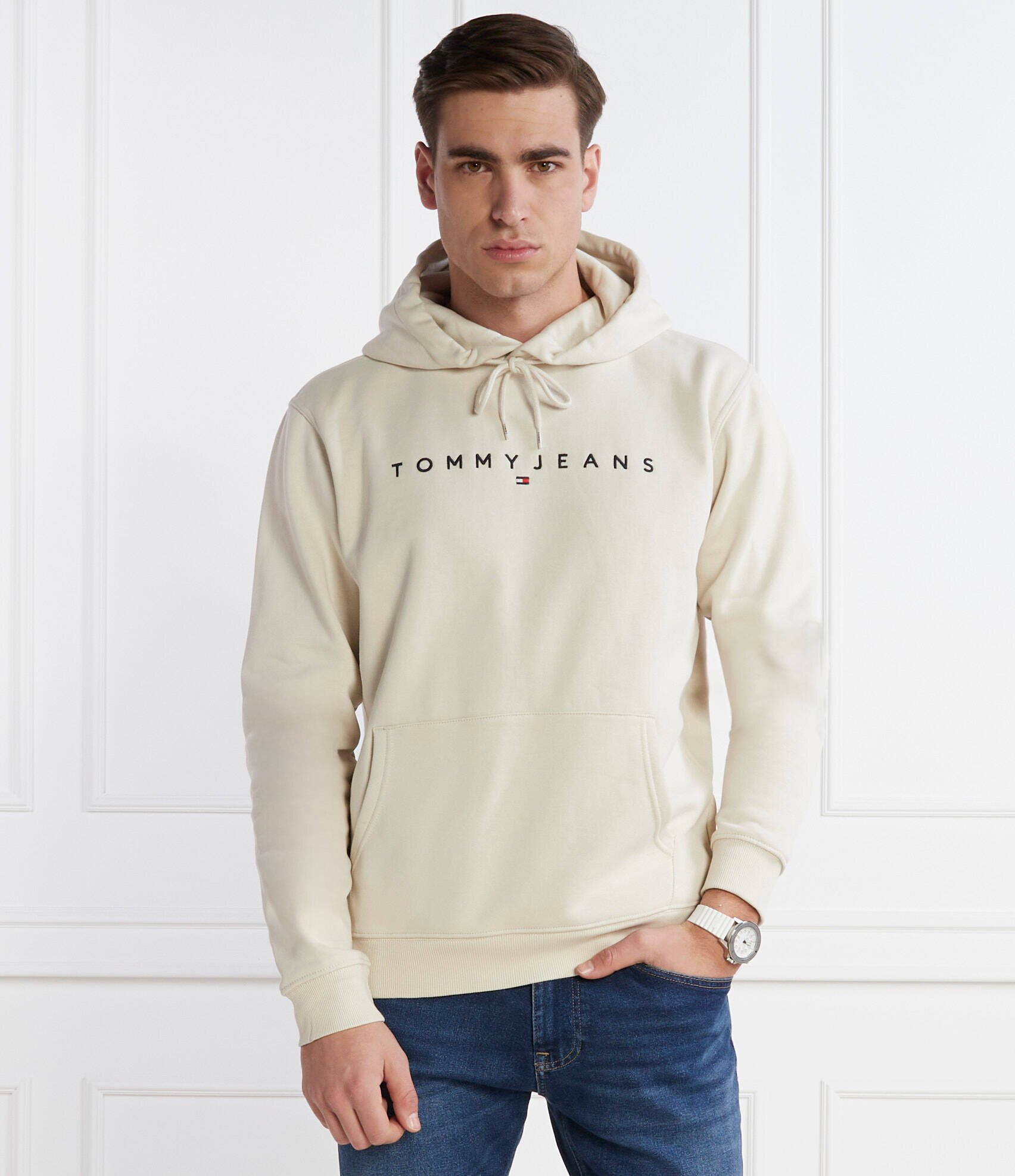 Tommy Jeans Hanorac LINEAR LOGO HOODIE EXT | Regular Fit