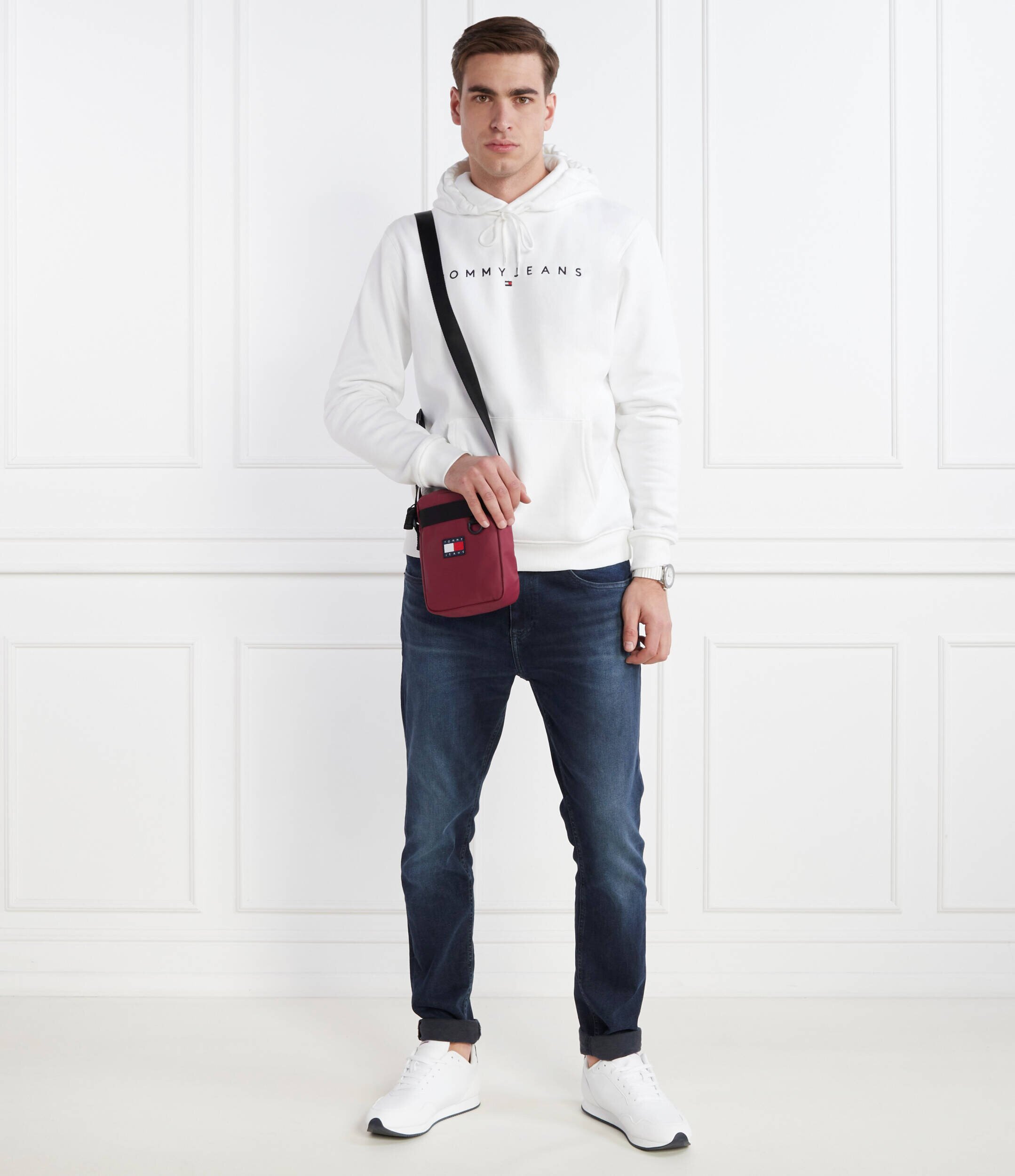 Tommy Jeans Hanorac LINEAR LOGO HOODIE EXT | Regular Fit