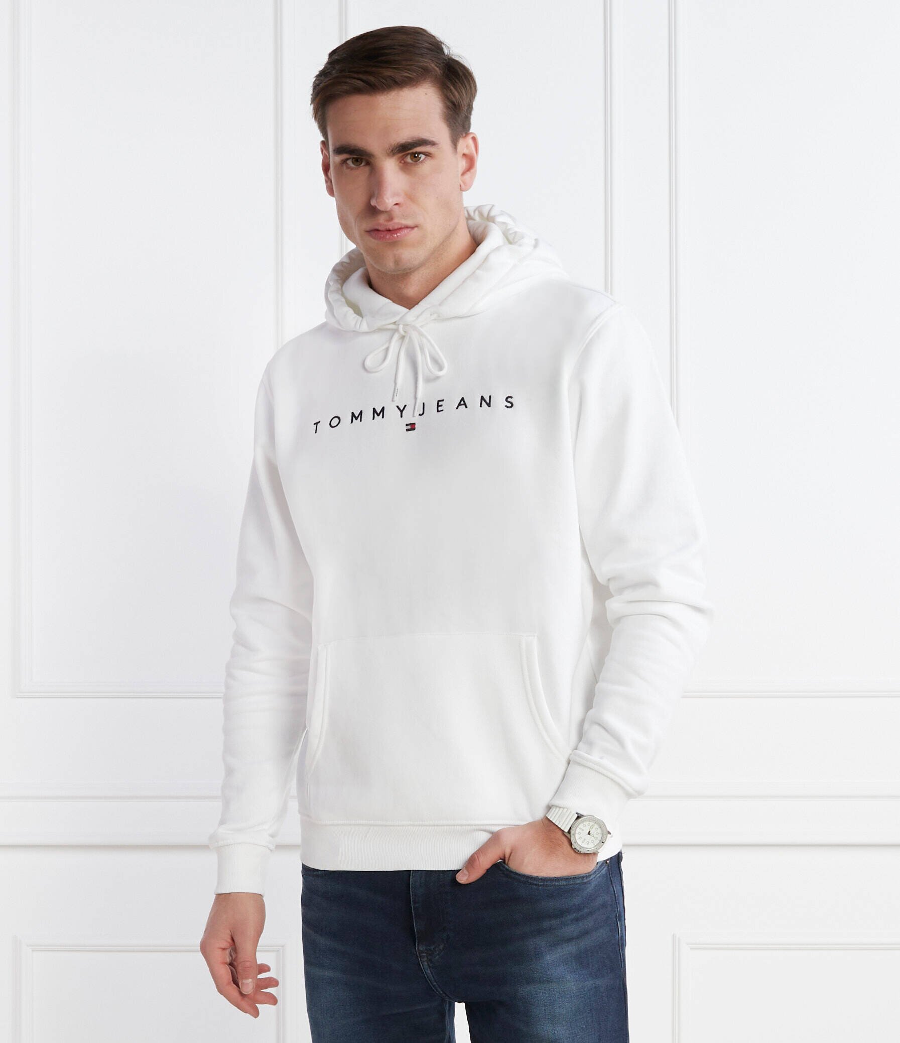 Tommy Jeans Hanorac LINEAR LOGO HOODIE EXT | Regular Fit