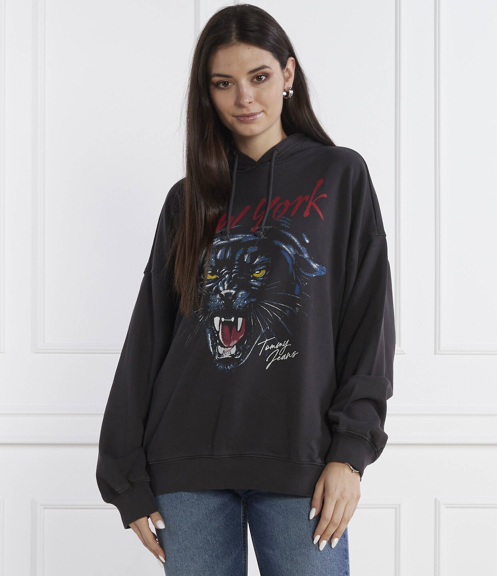 Tommy Jeans Hanorac PANTHER HOODIE | Oversize fit