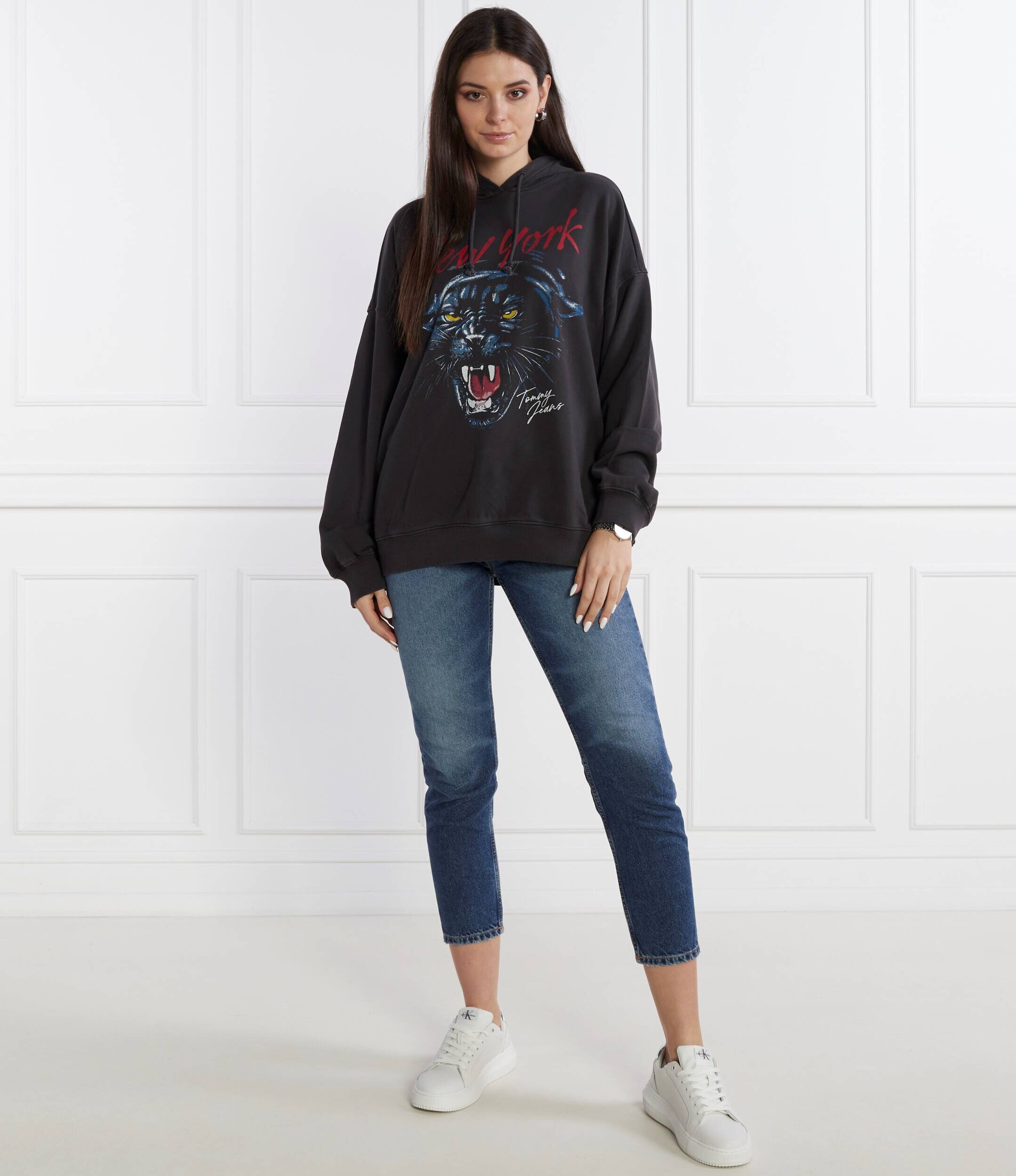 Tommy Jeans Hanorac PANTHER HOODIE | Oversize fit