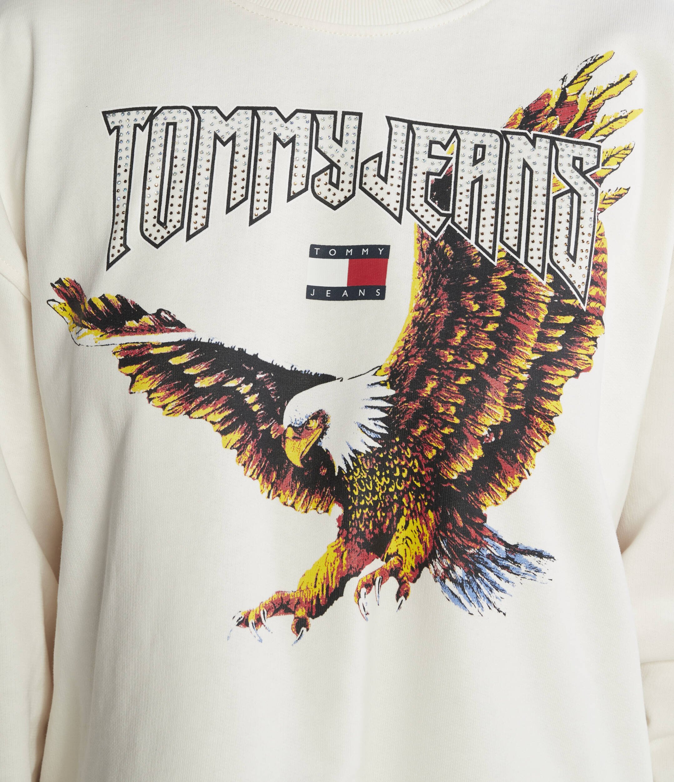 Tommy Jeans Hanorac VINTAGE EAGLE CREW | Relaxed fit