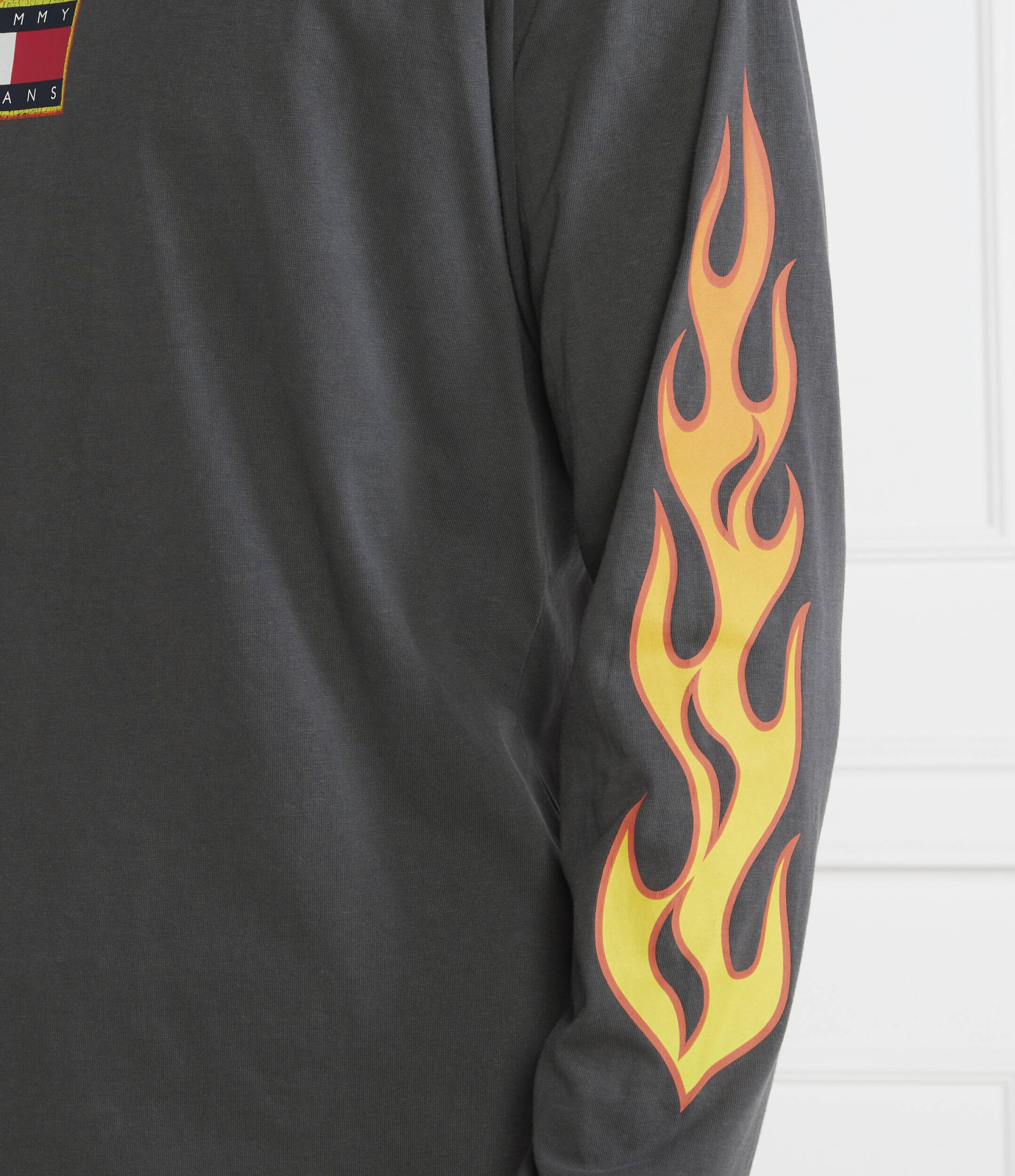 Tommy Jeans Longsleeve TJM L/S BURNING BADGE TEE | Regular Fit