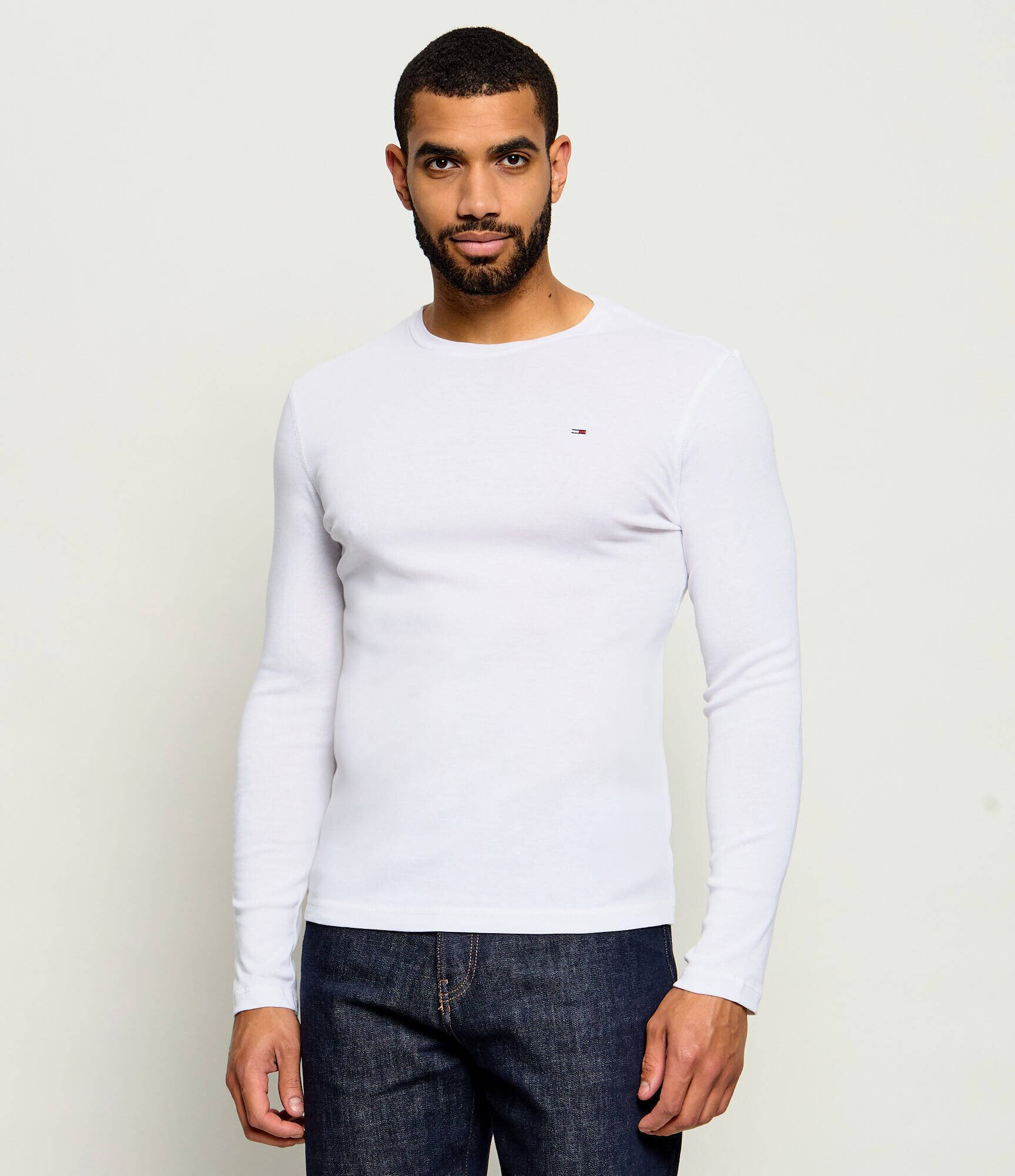 Tommy Jeans longsleeve TJM ORIGINAL RIB LON | Slim Fit