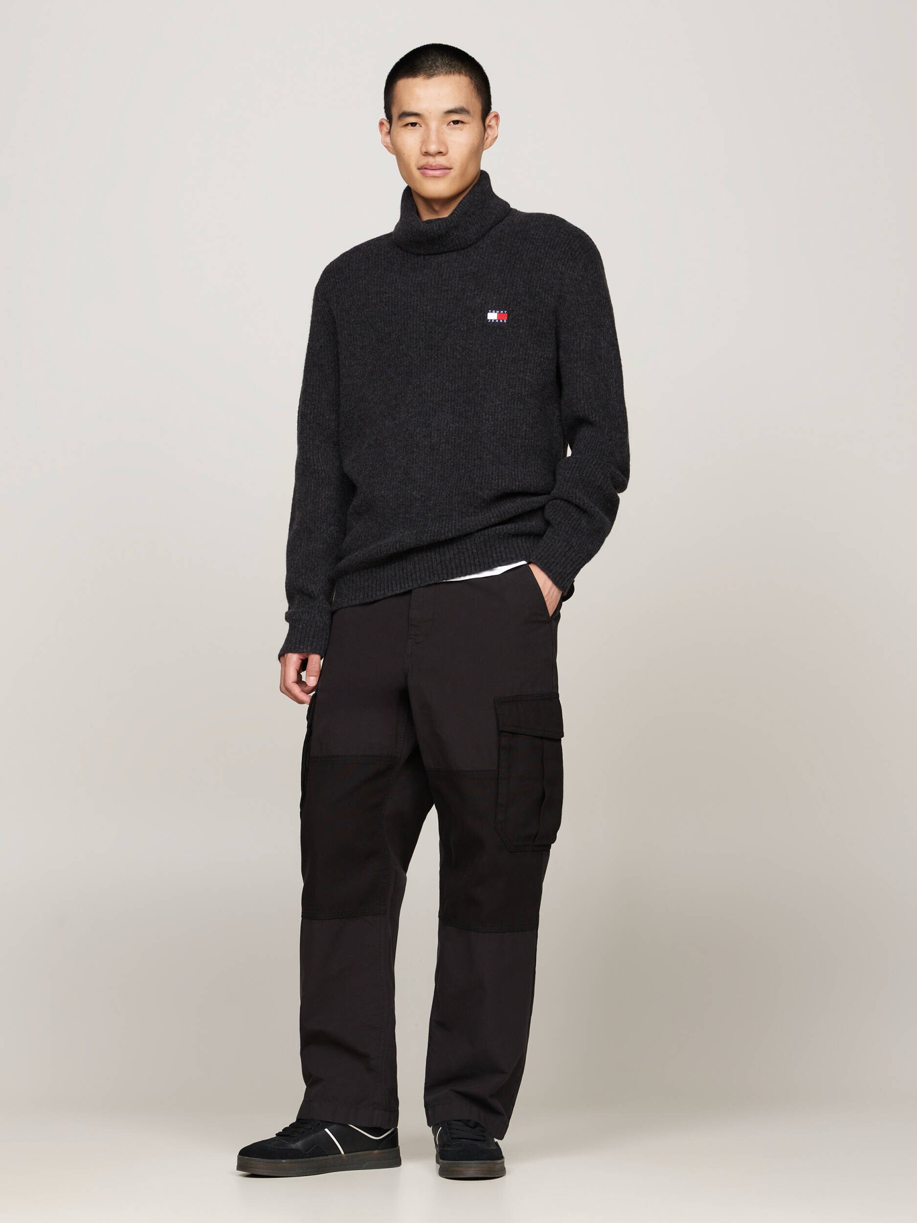 Tommy Jeans Maletă | Slim Fit cu adaos de lână