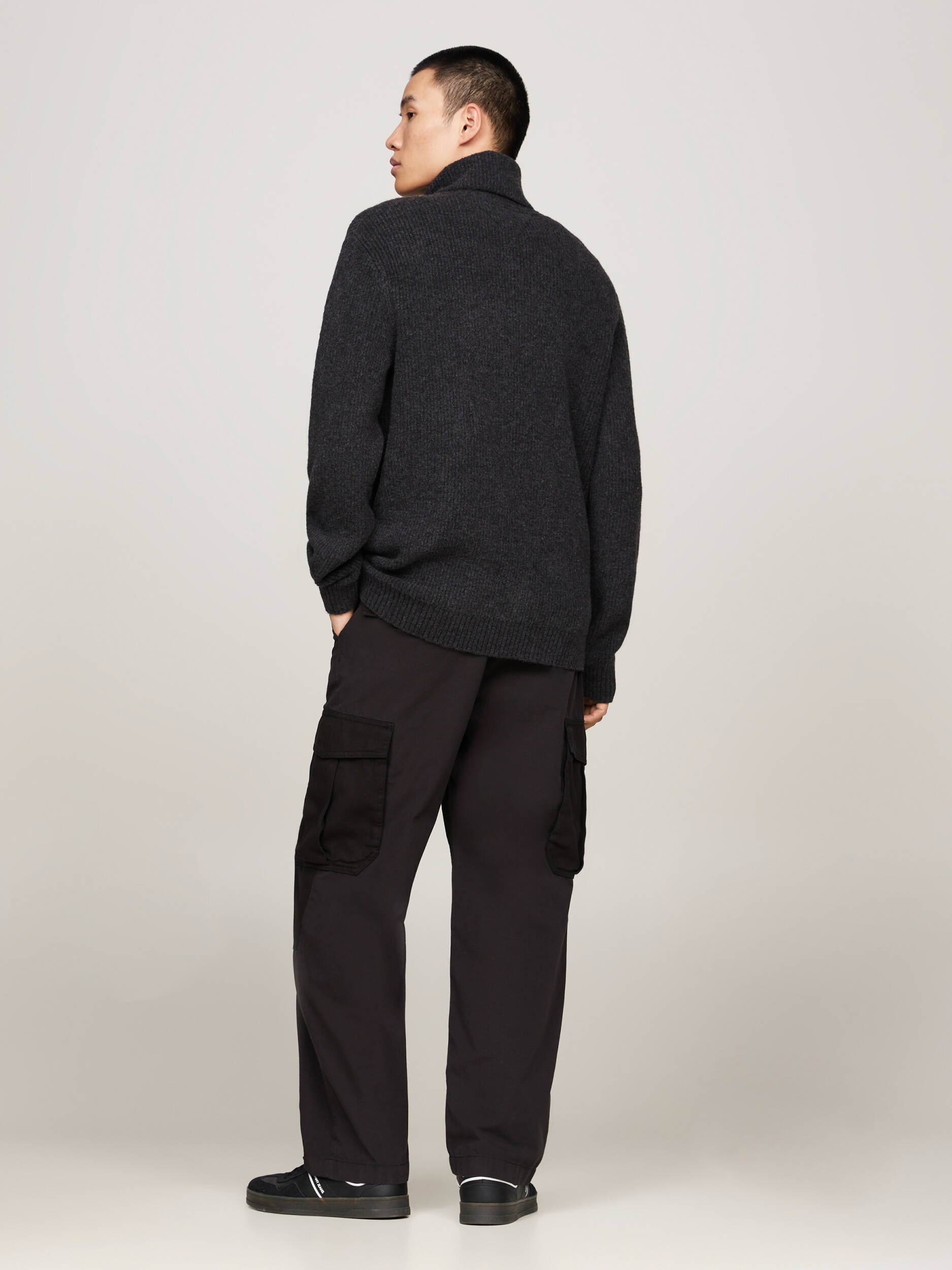 Tommy Jeans Maletă | Slim Fit cu adaos de lână