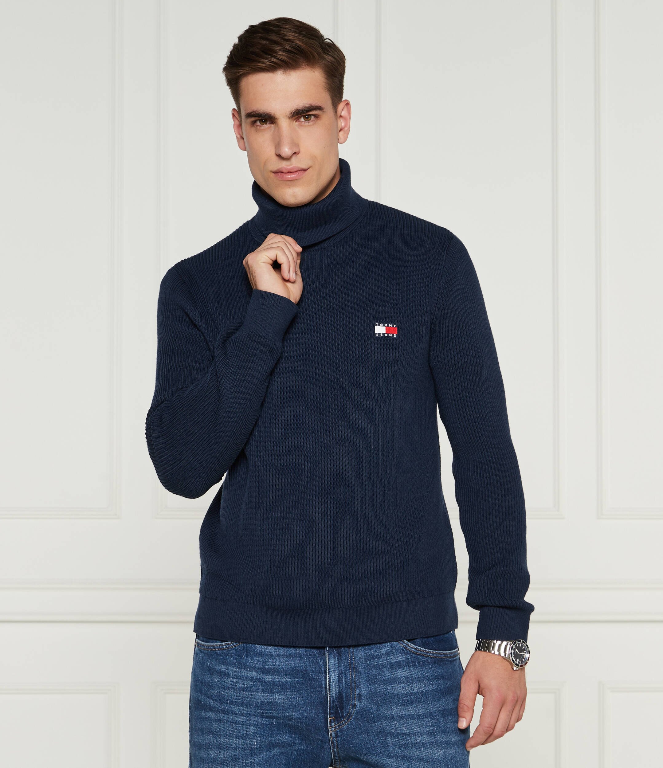 Tommy Jeans Maletă | Slim Fit cu adaos de lână