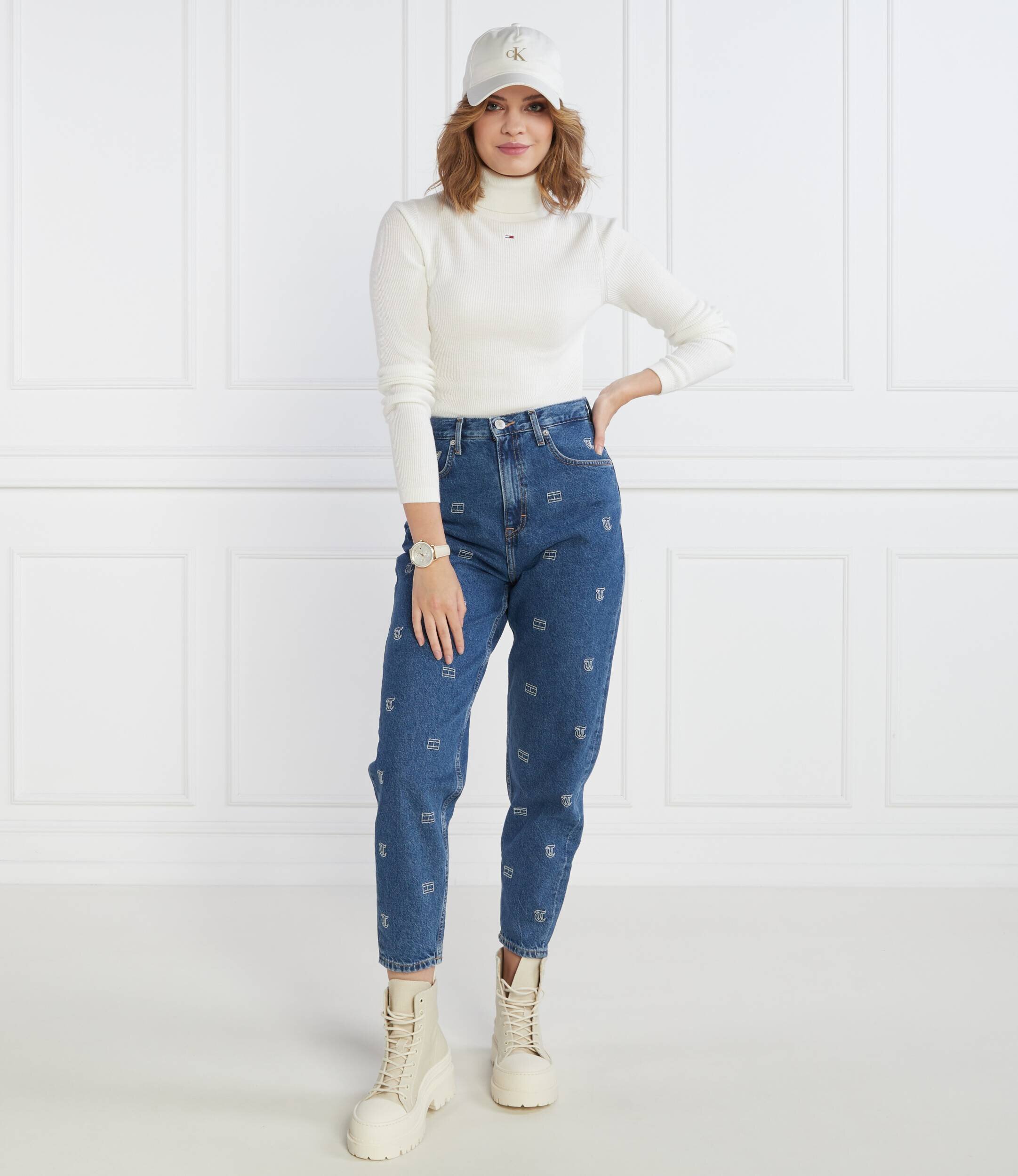 Tommy Jeans Maletă TJW ESSENTIAL TURTLENECK | Regular Fit