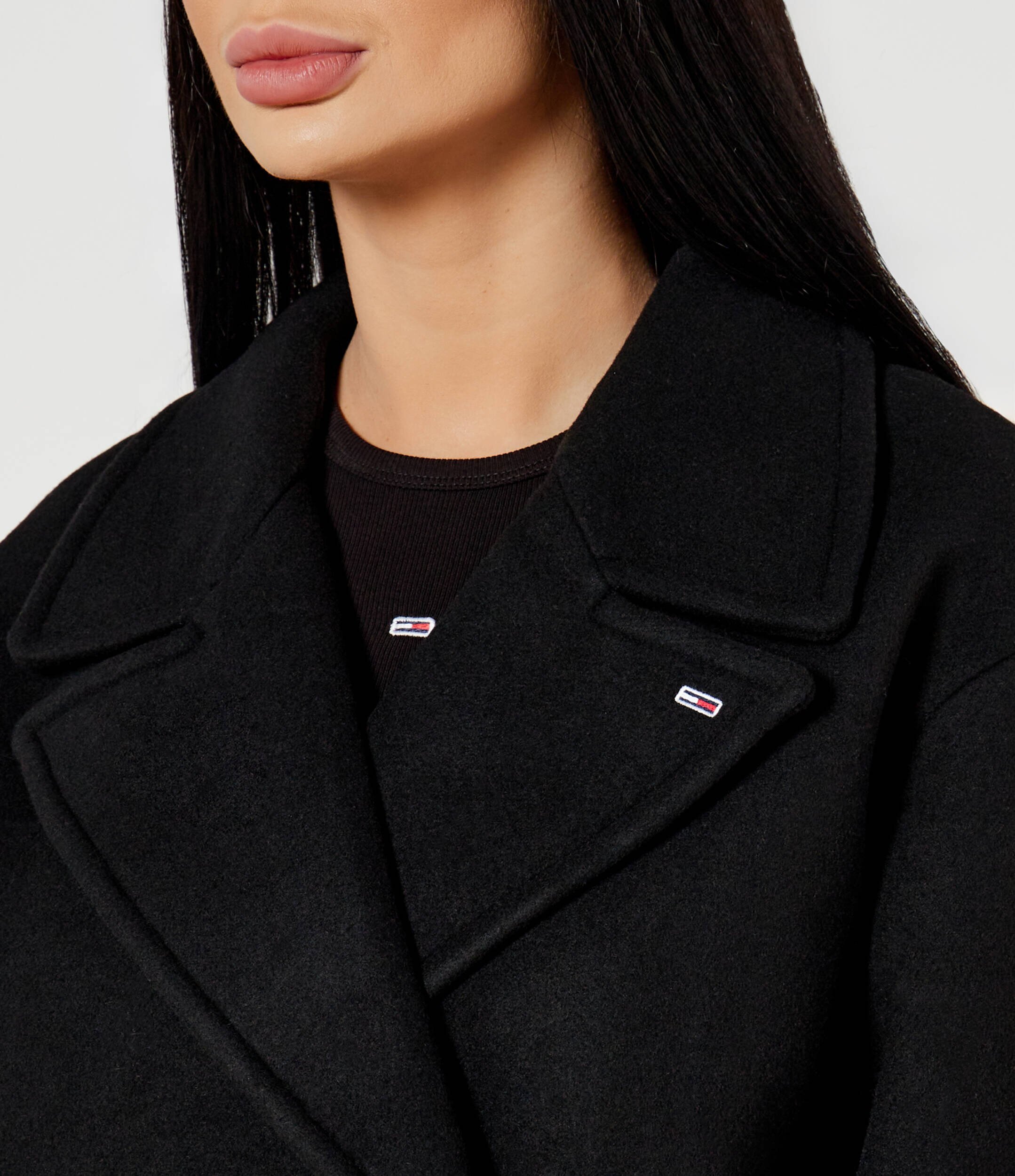 Tommy Jeans Palton cu adaos de lână