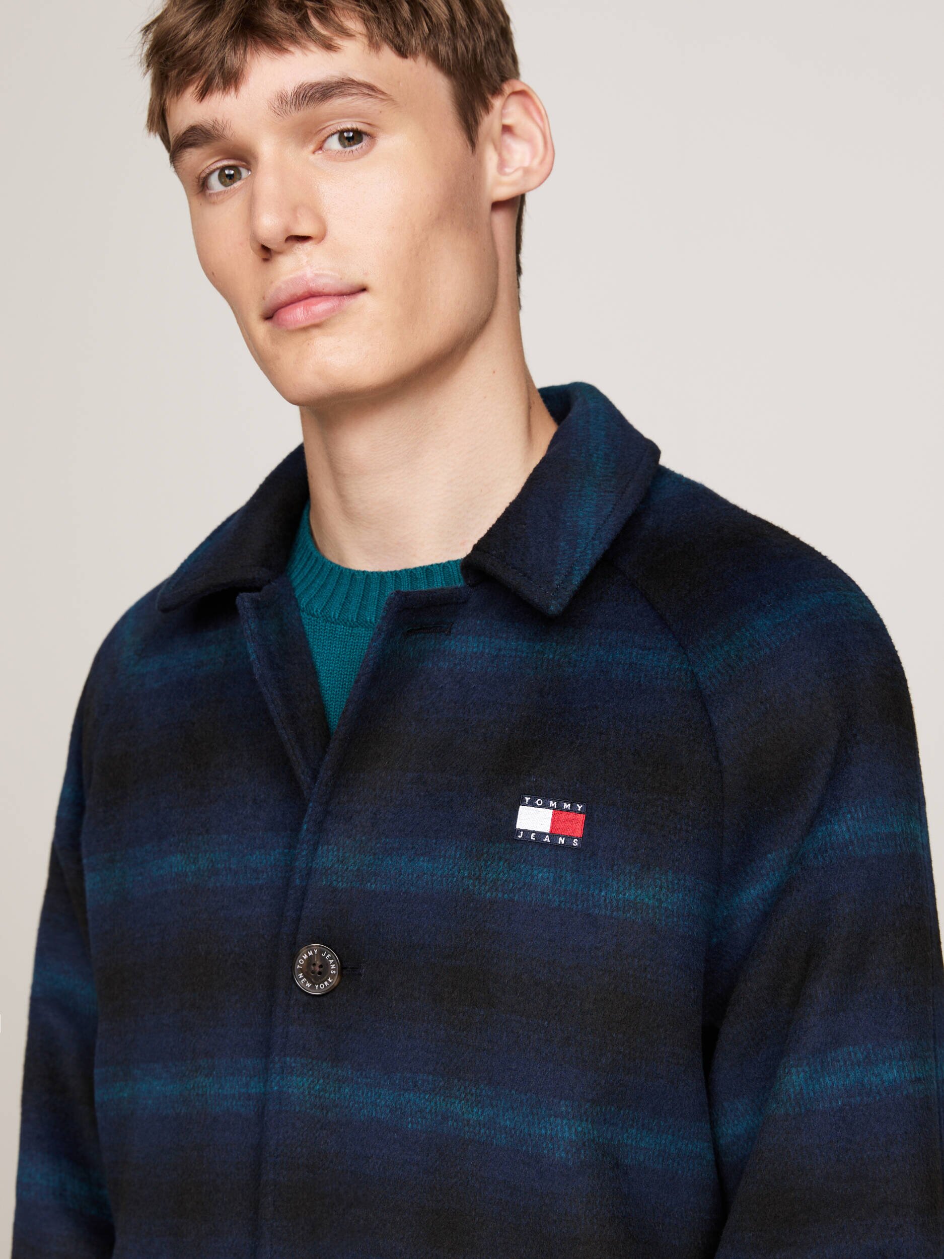 Tommy Jeans Palton cu adaos de lână