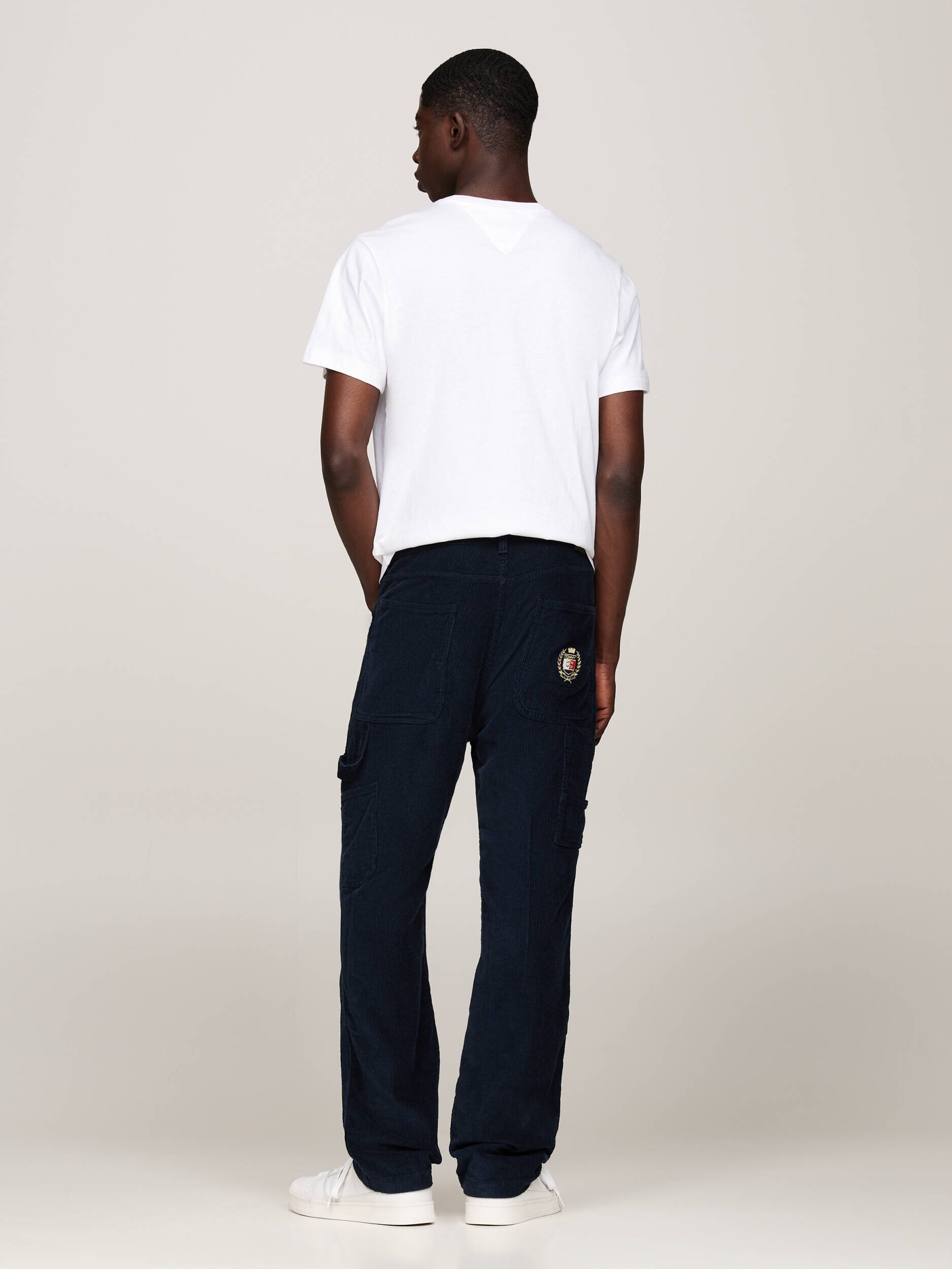 Tommy Jeans Pantaloni | Relaxed fit | catifea reiată