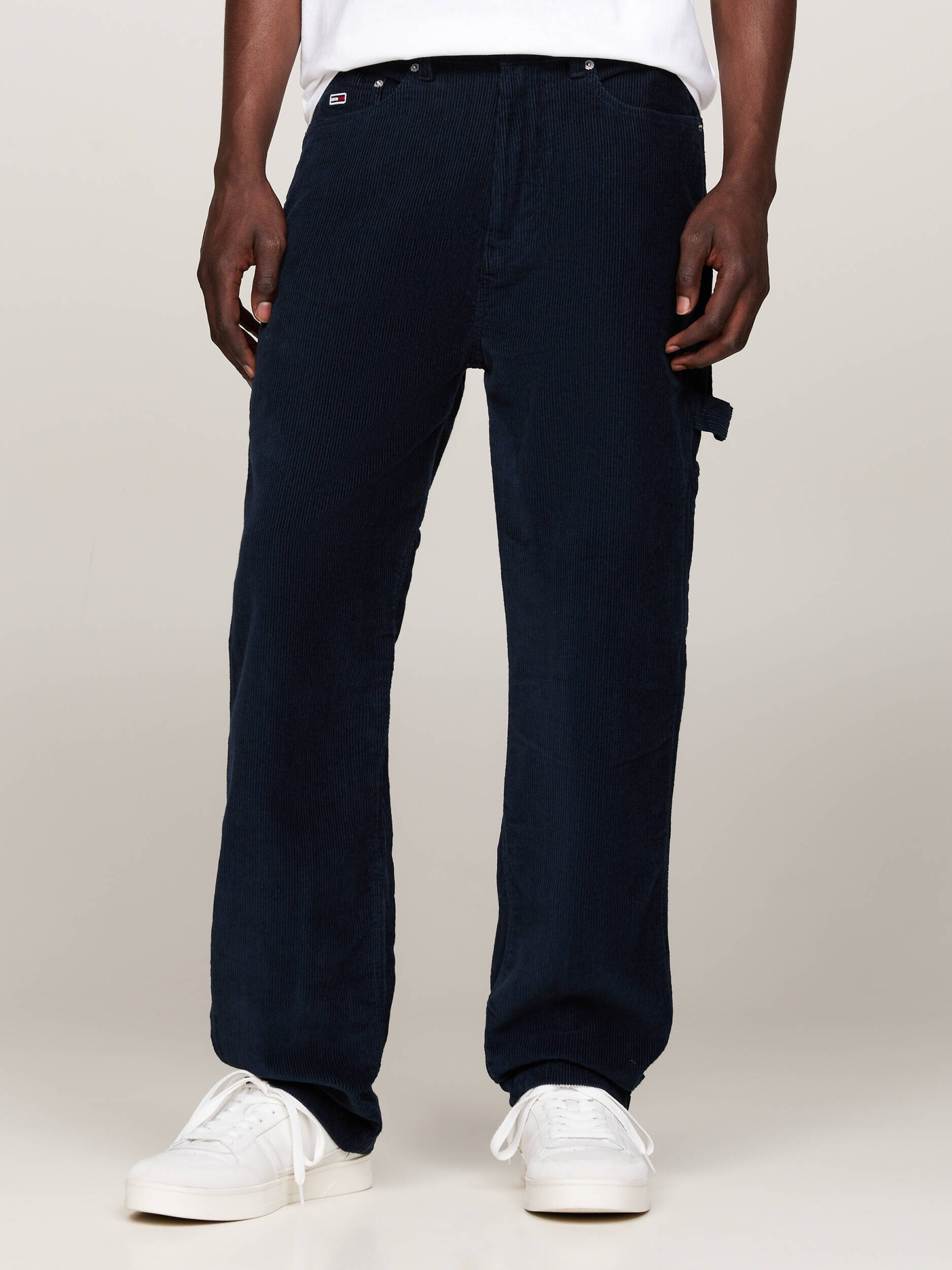 Tommy Jeans Pantaloni | Relaxed fit | catifea reiată