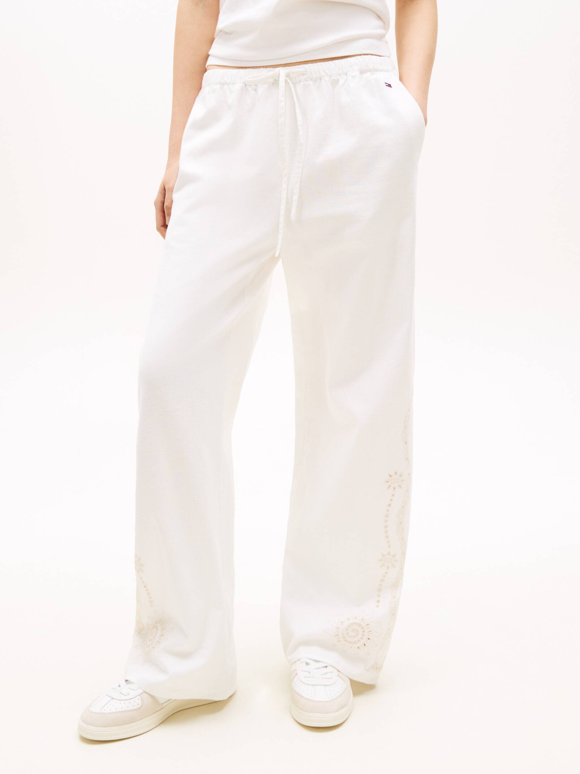 Tommy Jeans Pantaloni | Relaxed fit | cu adaos de in