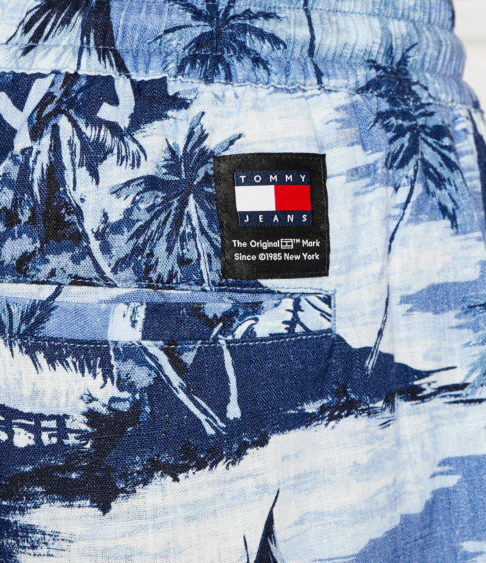 Tommy Jeans Pantaloni scurți HAWAIIAN | Regular Fit | cu adaos de in