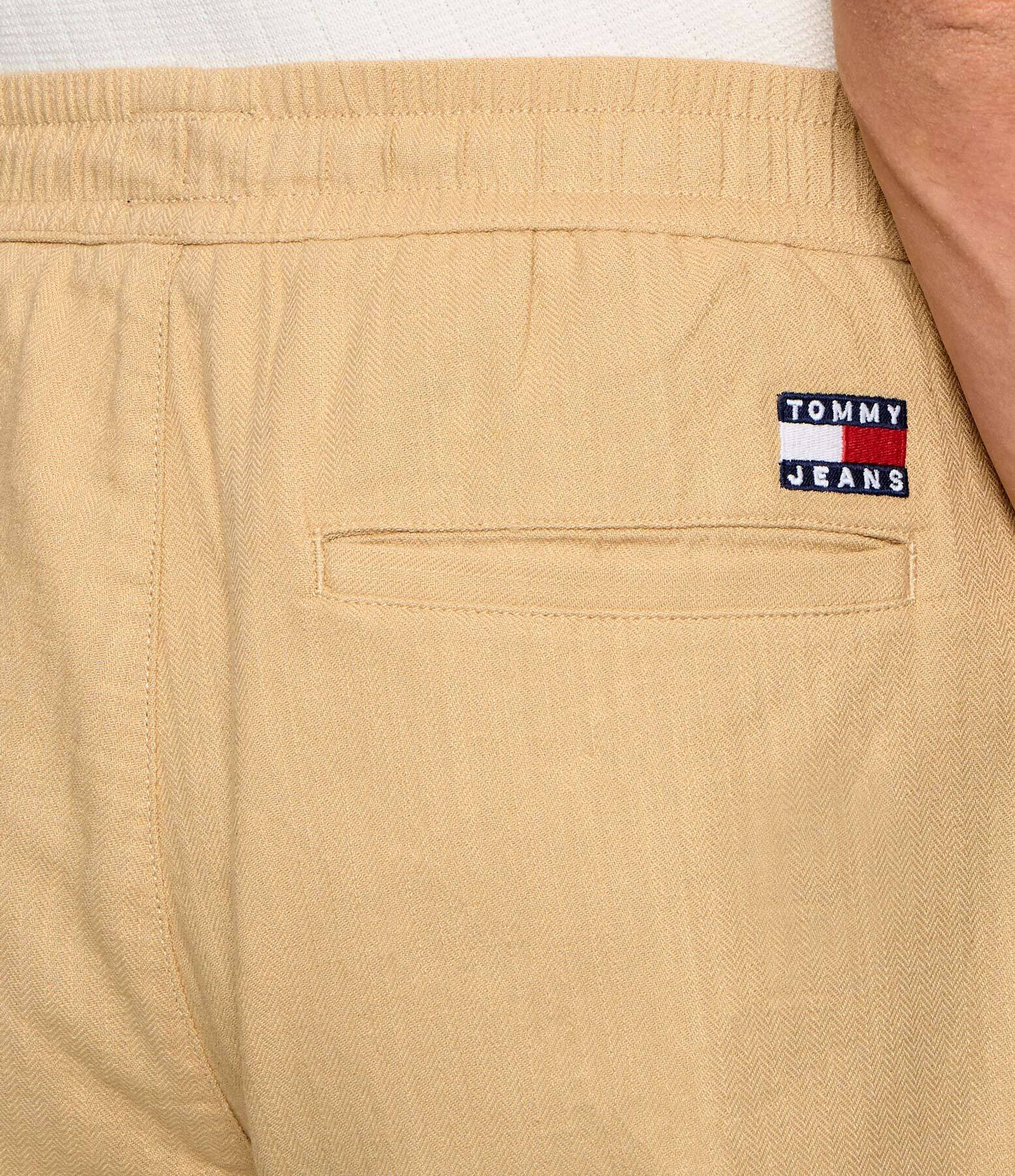 Tommy Jeans Pantaloni scurți | Relaxed fit | cu adaos de in