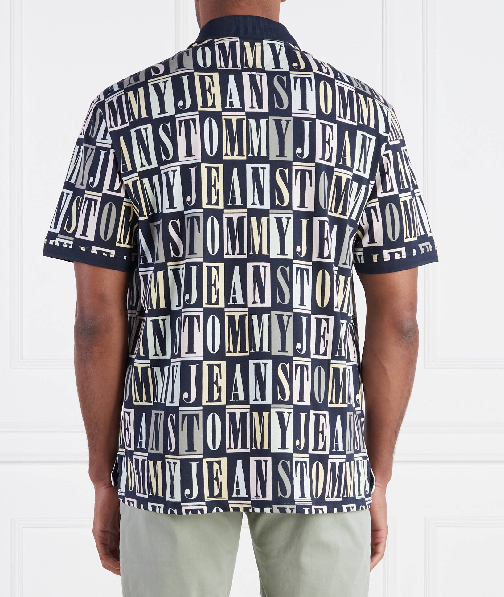 Tommy Jeans Polo TJM SKATER TOMMY AOP | Regular Fit