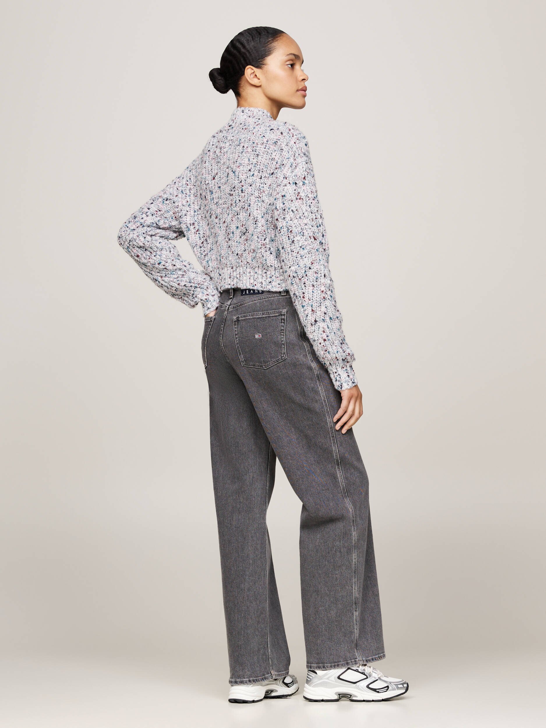 Tommy Jeans Pulover | Cropped Fit cu adaos de lână