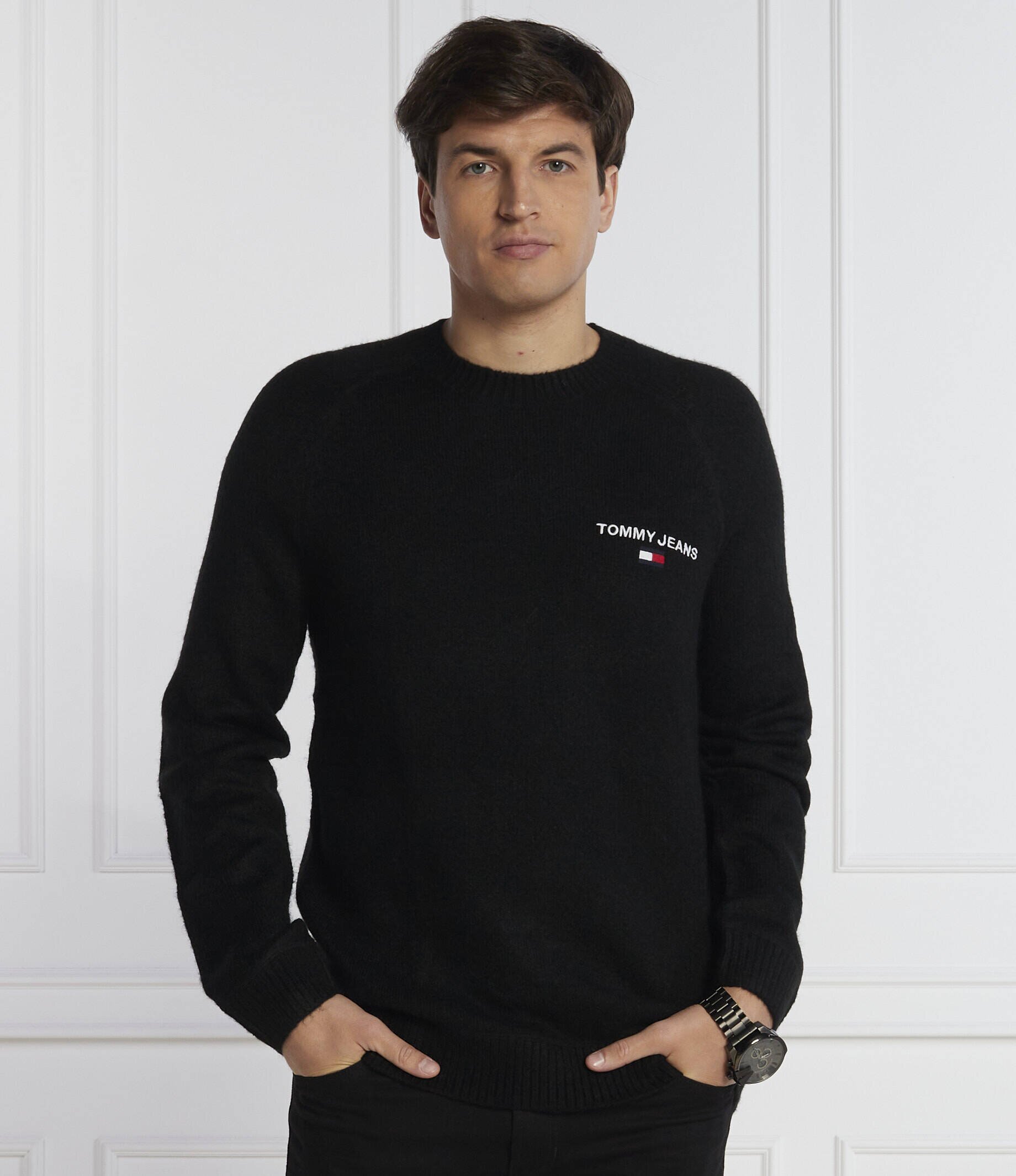 Tommy Jeans Pulover RAGLAN | Regular Fit