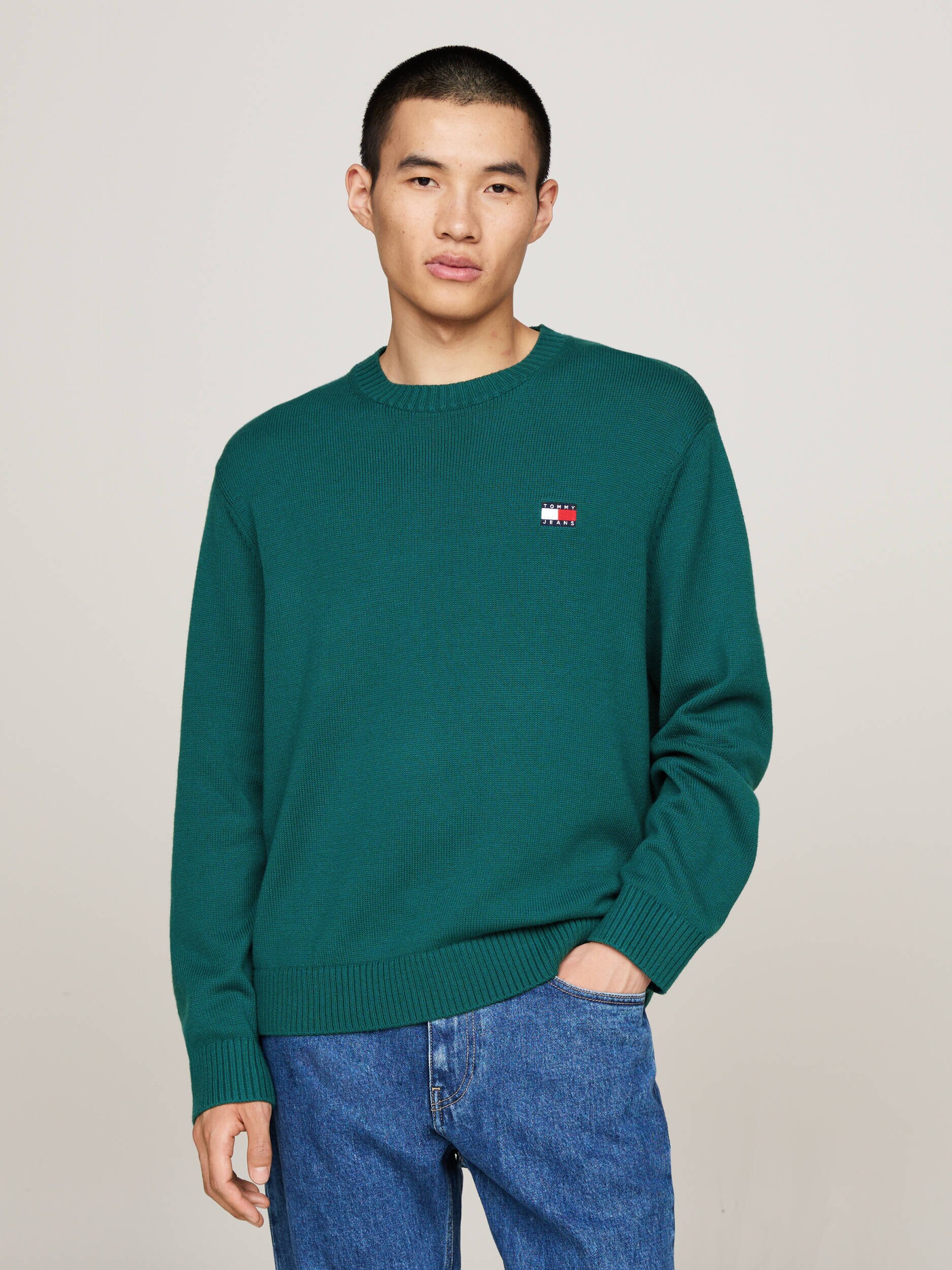 Tommy Jeans Pulover | Regular Fit cu adaos de lână