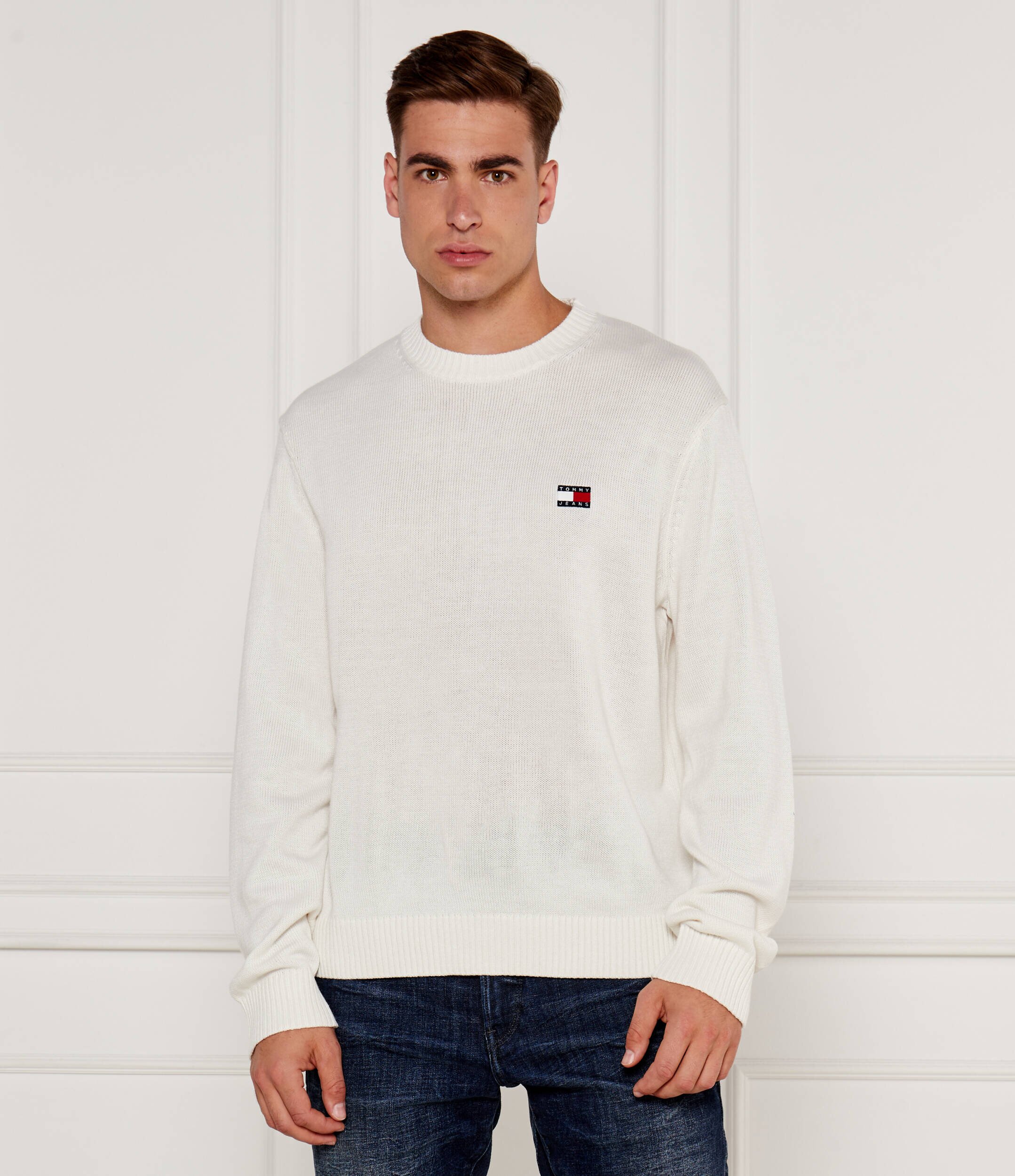 Tommy Jeans Pulover | Regular Fit cu adaos de lână