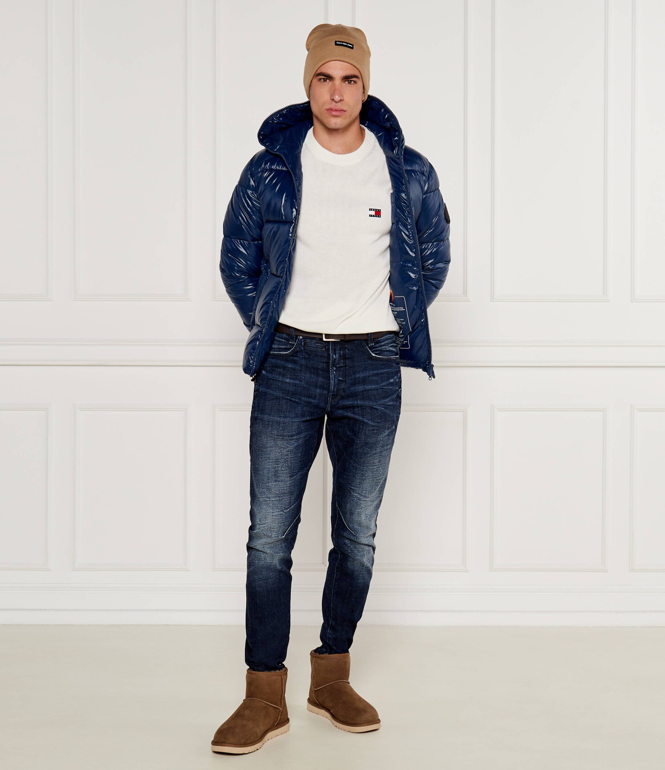 Tommy Jeans Pulover | Regular Fit cu adaos de lână