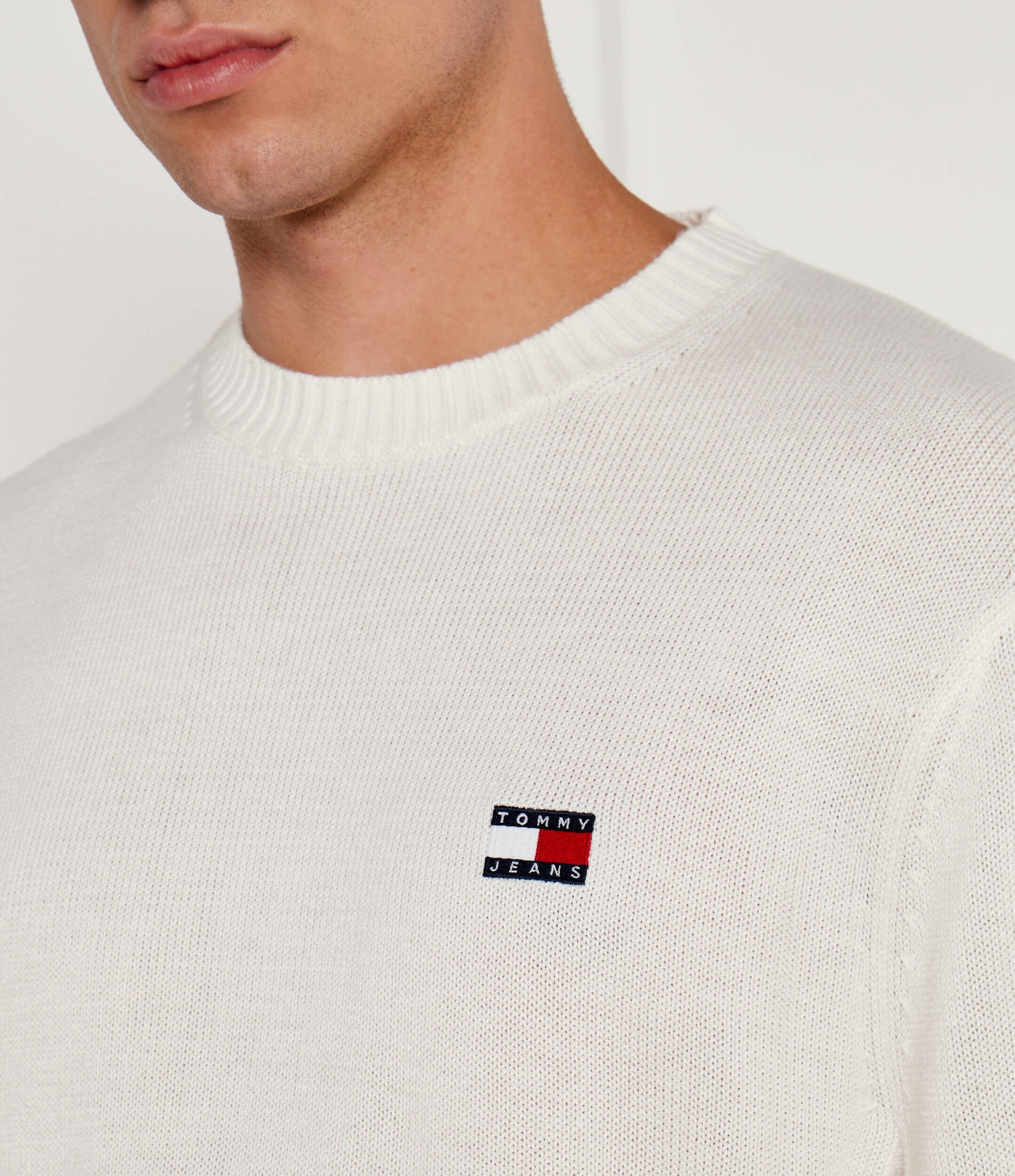 Tommy Jeans Pulover | Regular Fit cu adaos de lână