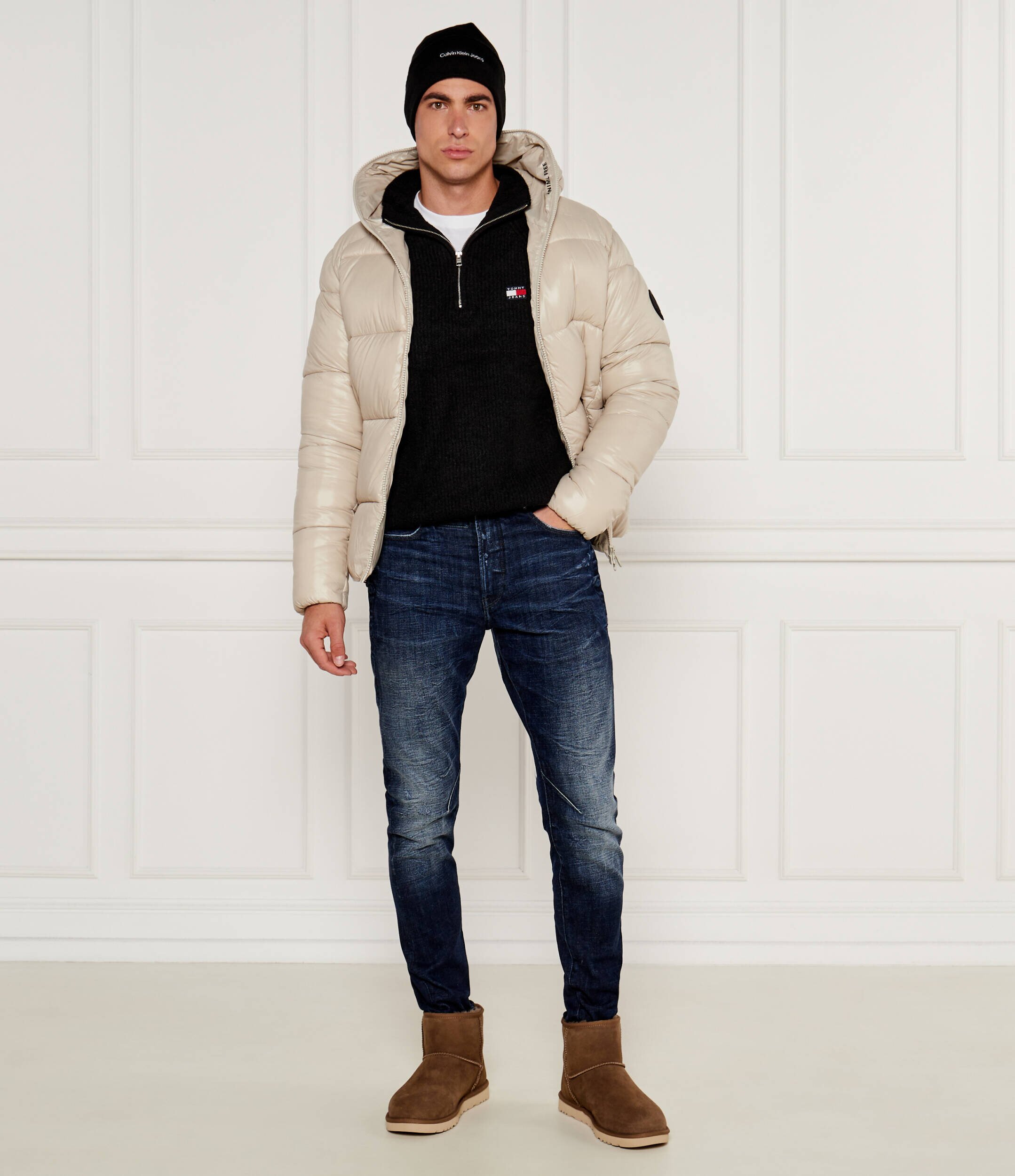 Tommy Jeans Pulover | Regular Fit cu adaos de lână