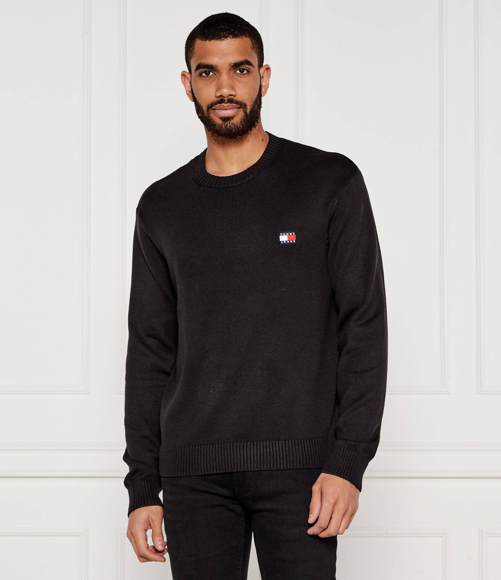 Tommy Jeans Pulover | Regular Fit cu adaos de lână