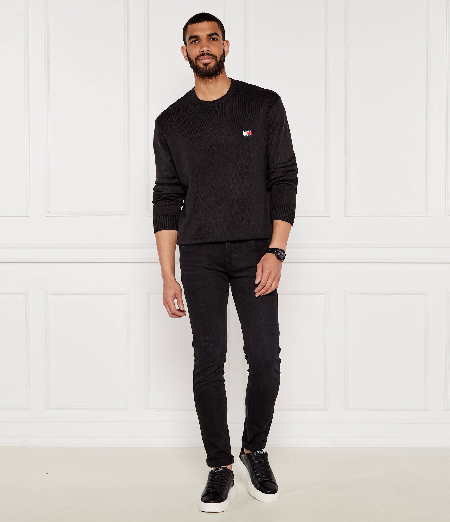 Tommy Jeans Pulover | Regular Fit cu adaos de lână