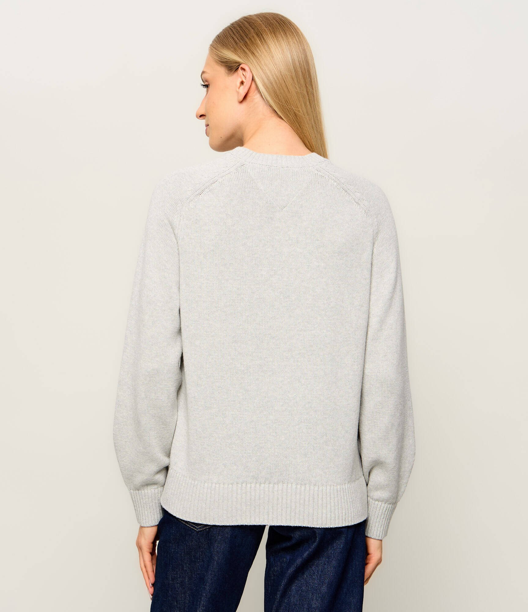 Tommy Jeans Pulover | Relaxed fit cu adaos de lână