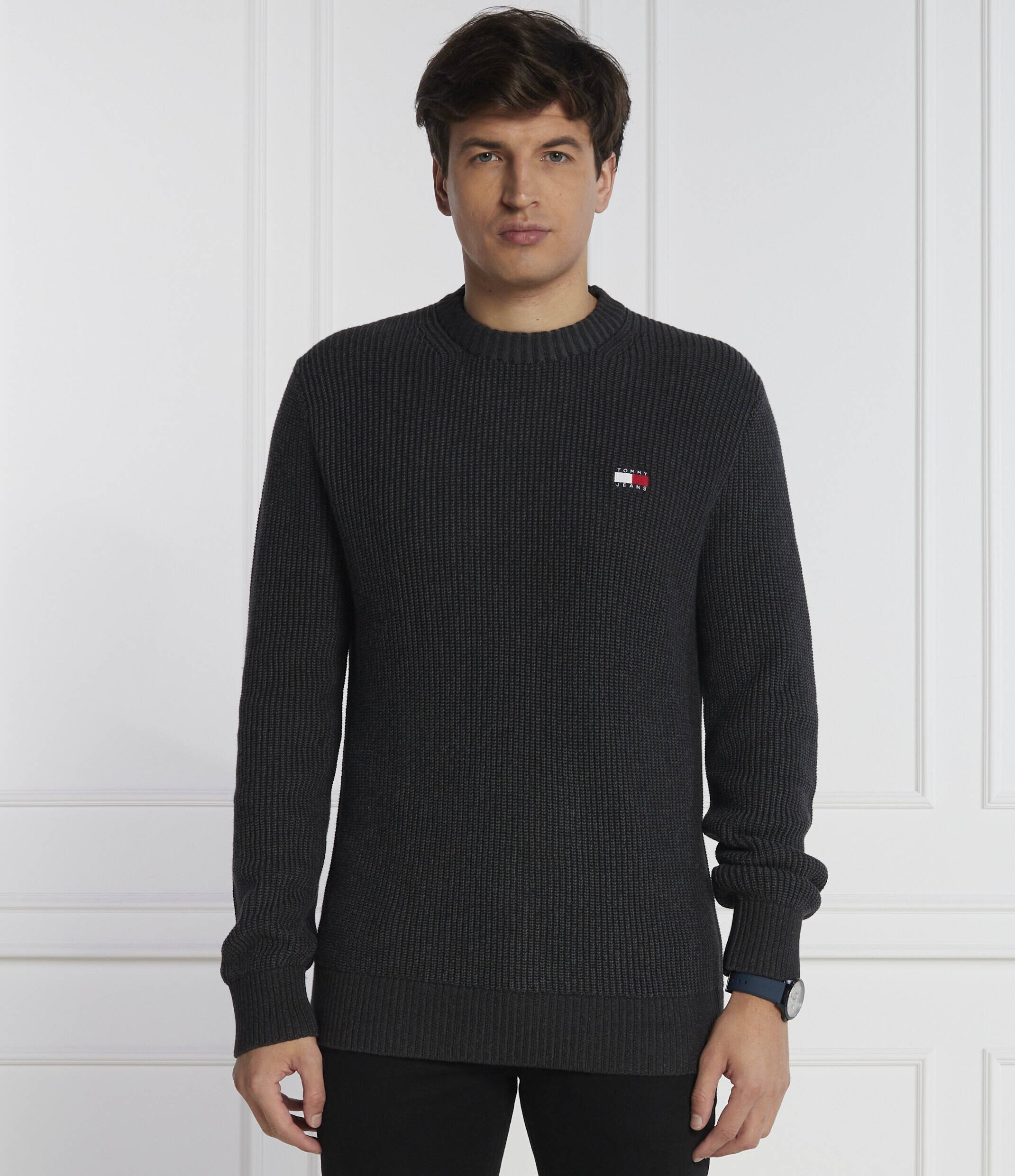Tommy Jeans Pulover TONAL XS BADGE | Regular Fit