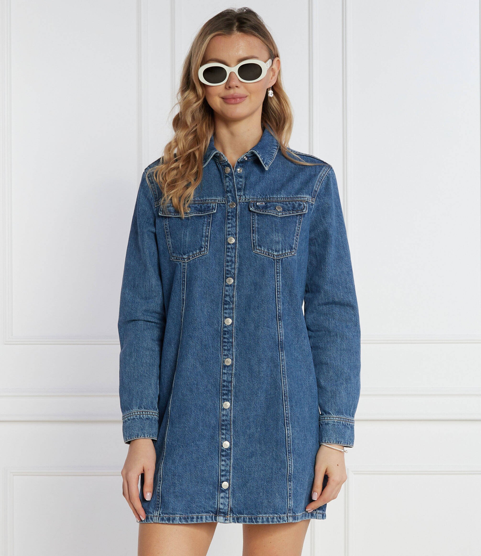 Tommy Jeans Rochie ALINE LS | denim