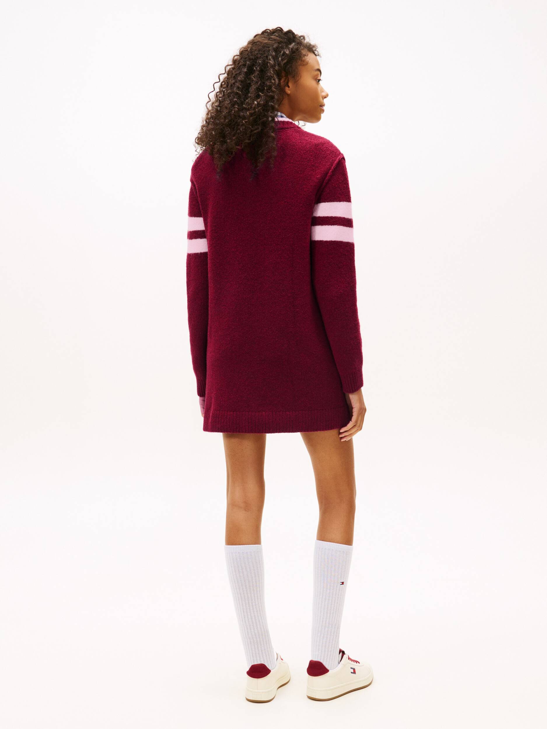 Tommy Jeans Rochie cu adaos de lână