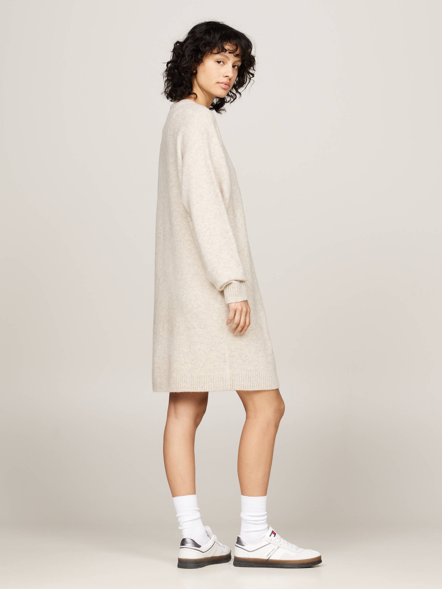 Tommy Jeans Rochie cu adaos de lână