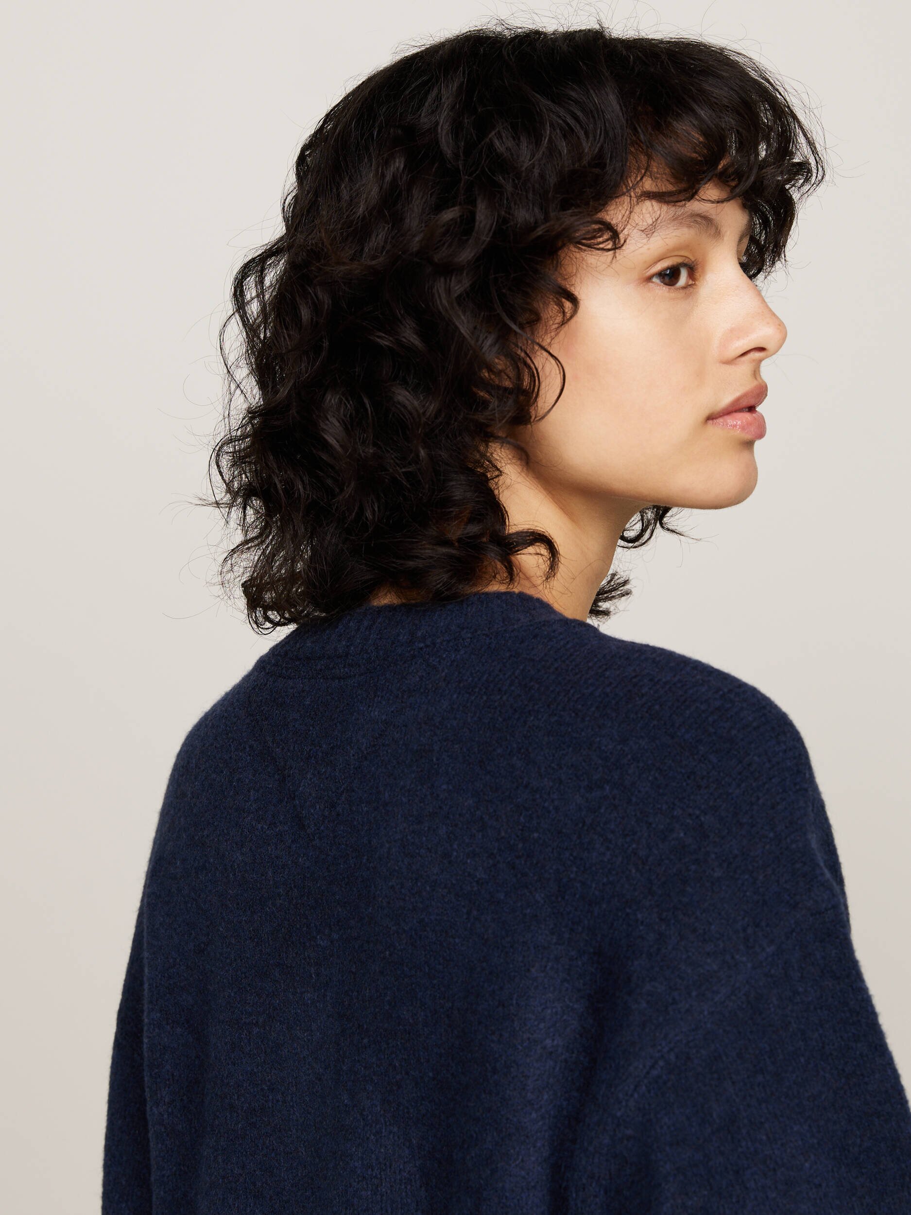 Tommy Jeans Rochie cu adaos de lână