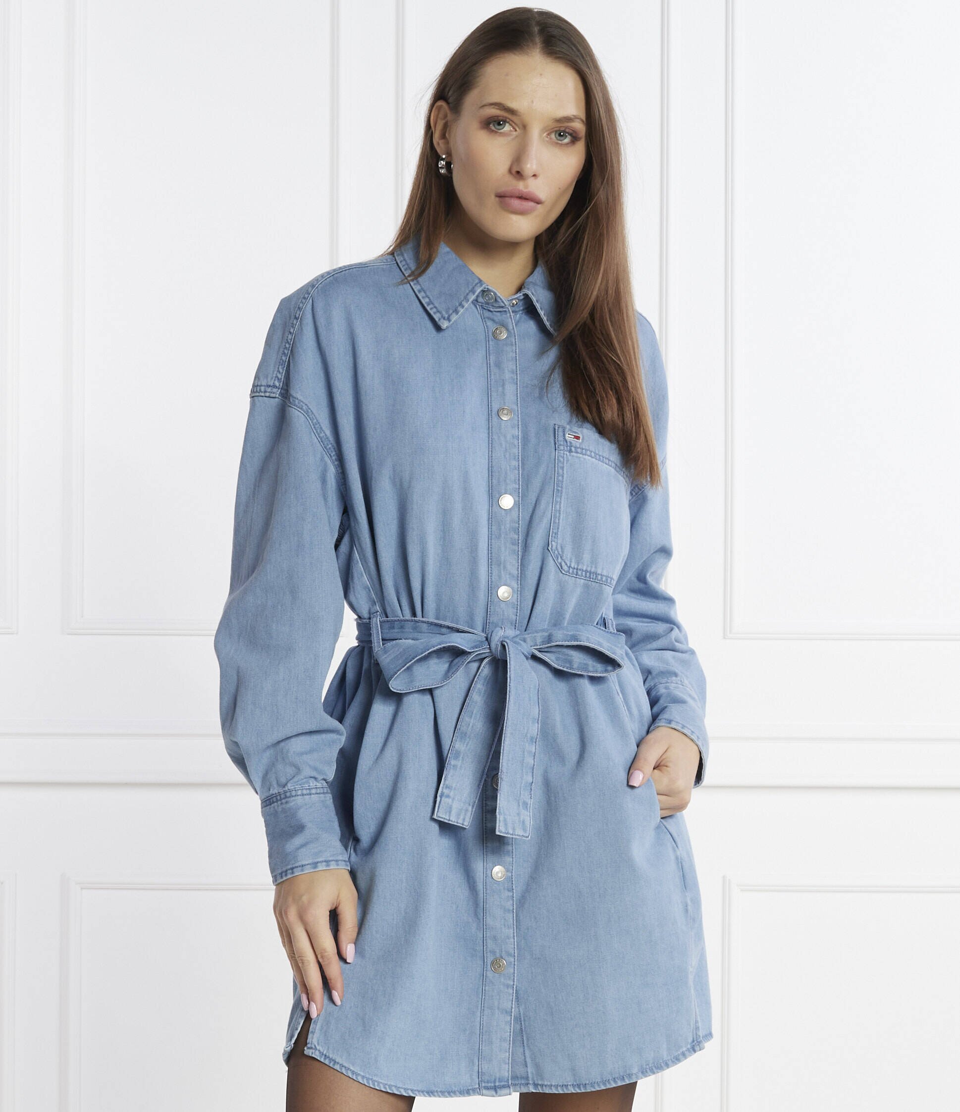 Tommy Jeans Rochie cu cordon