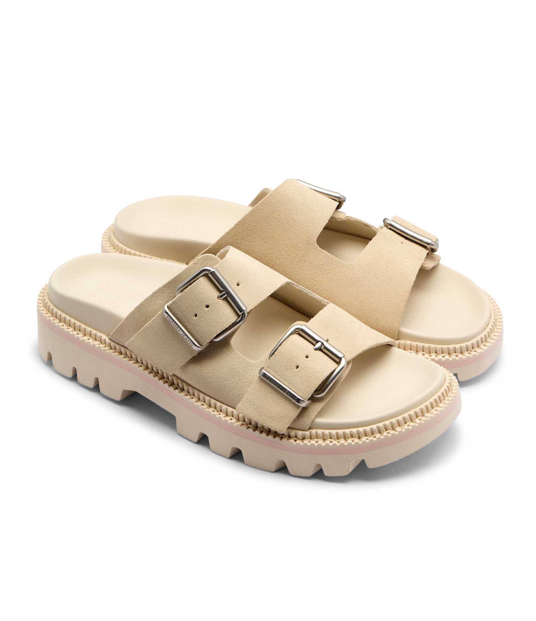 Tommy Jeans Șlapi | piele întoarsă