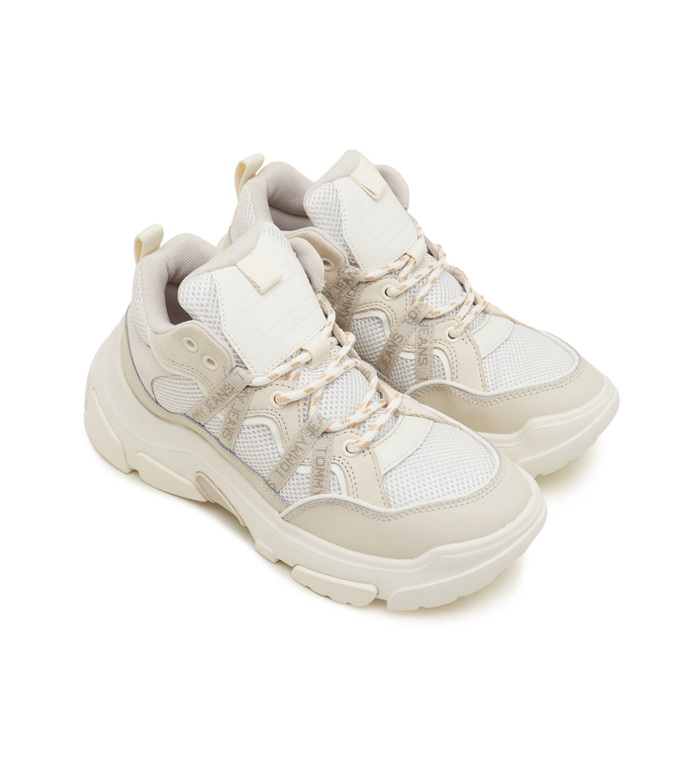 Tommy Jeans Sneakers cu adaos de piele