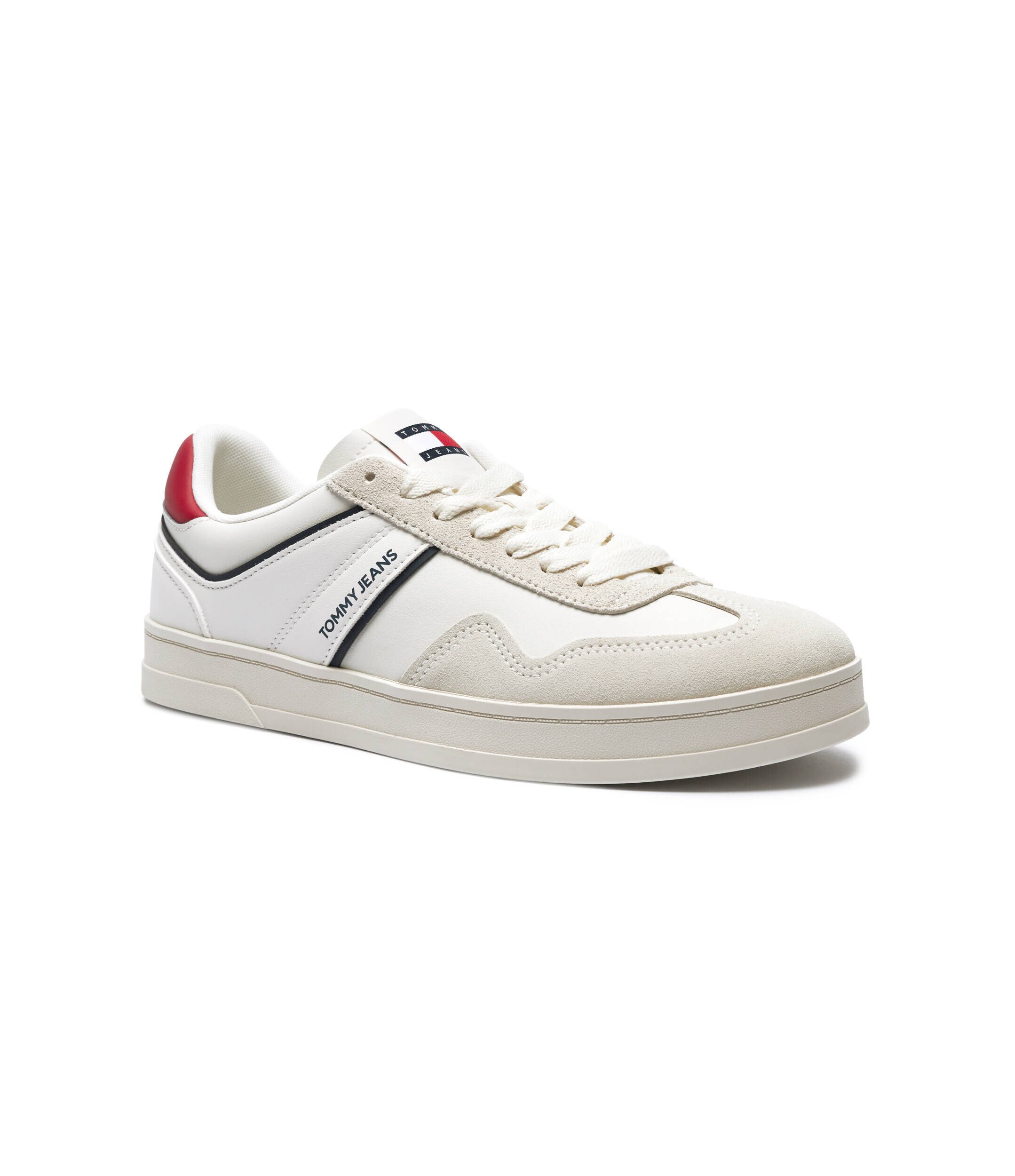 Tommy Jeans Sneakers cu adaos de piele