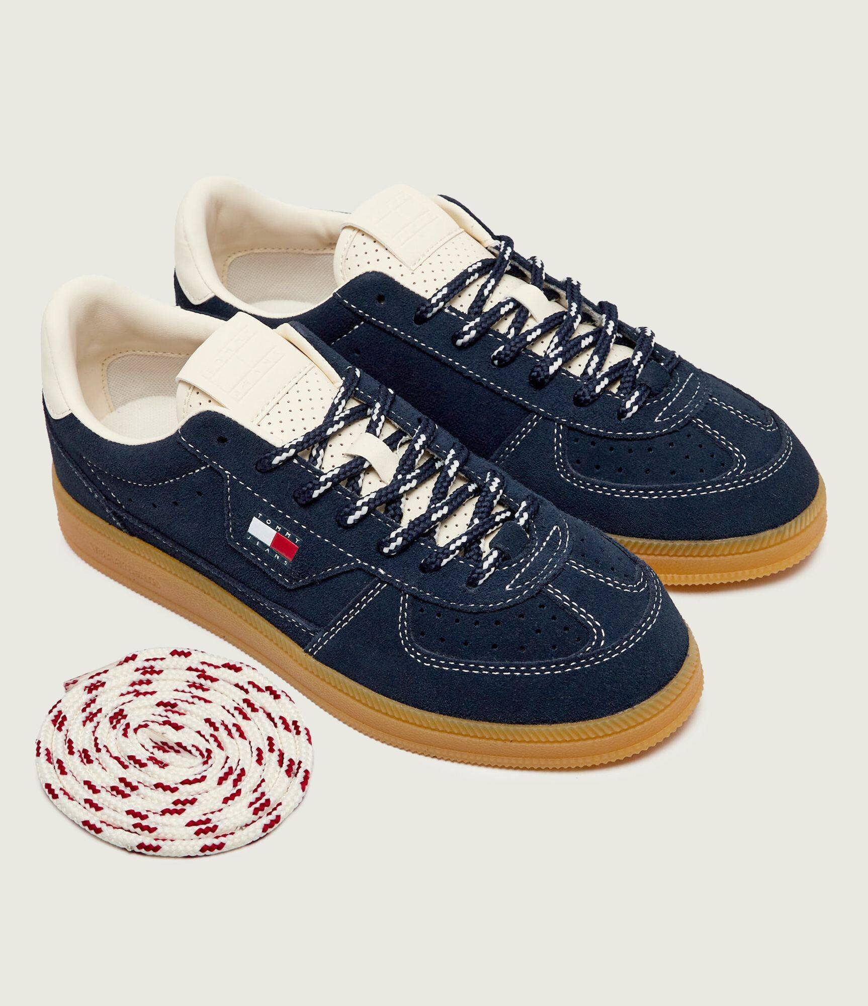 Tommy Jeans Sneakers MU THE GREENWICH EDGE | piele întoarsă