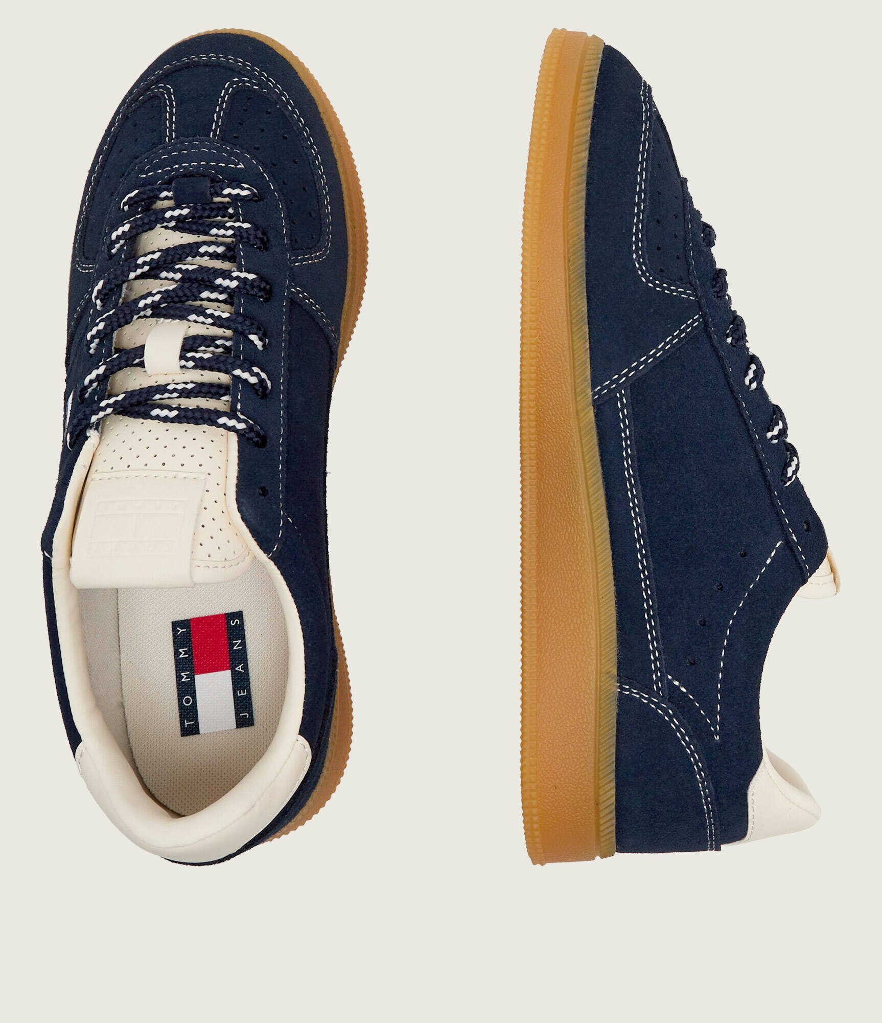 Tommy Jeans Sneakers MU THE GREENWICH EDGE | piele întoarsă