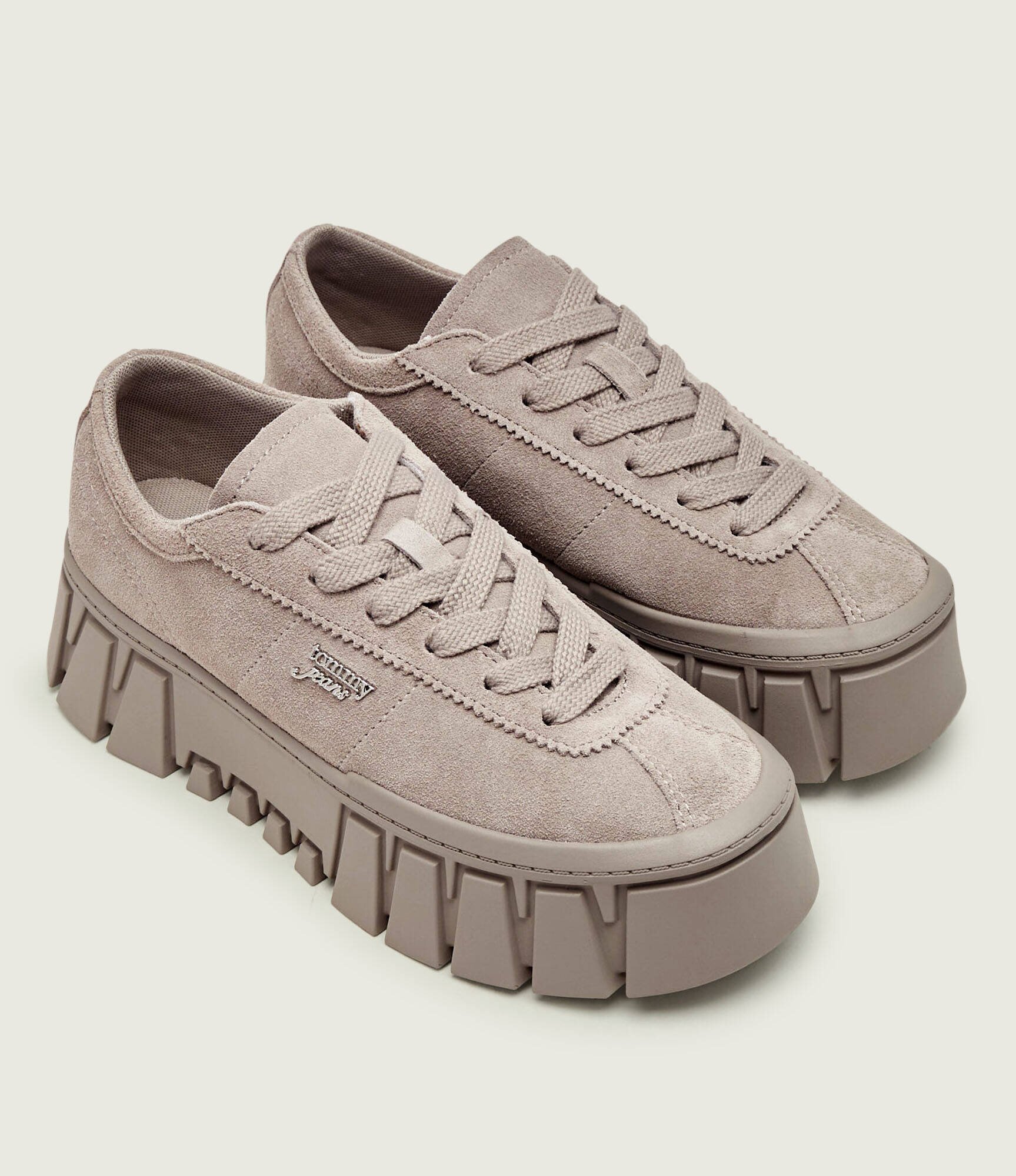 Tommy Jeans Sneakers | piele întoarsă