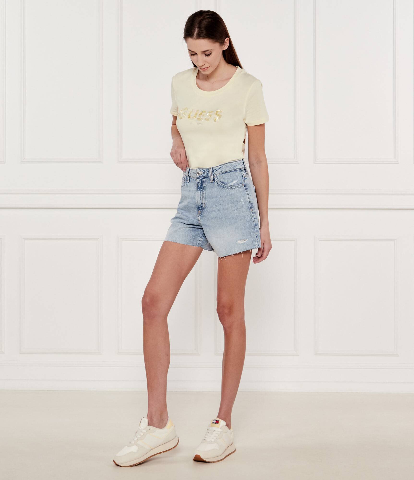 Tommy Jeans Sneakers | piele întoarsă